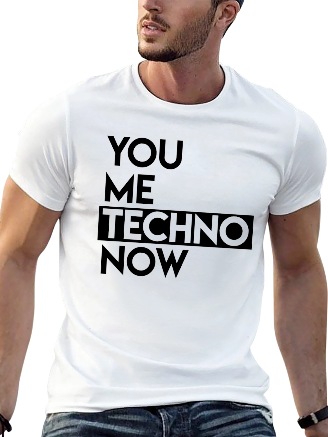 You Me Techno Now Graphic Tee