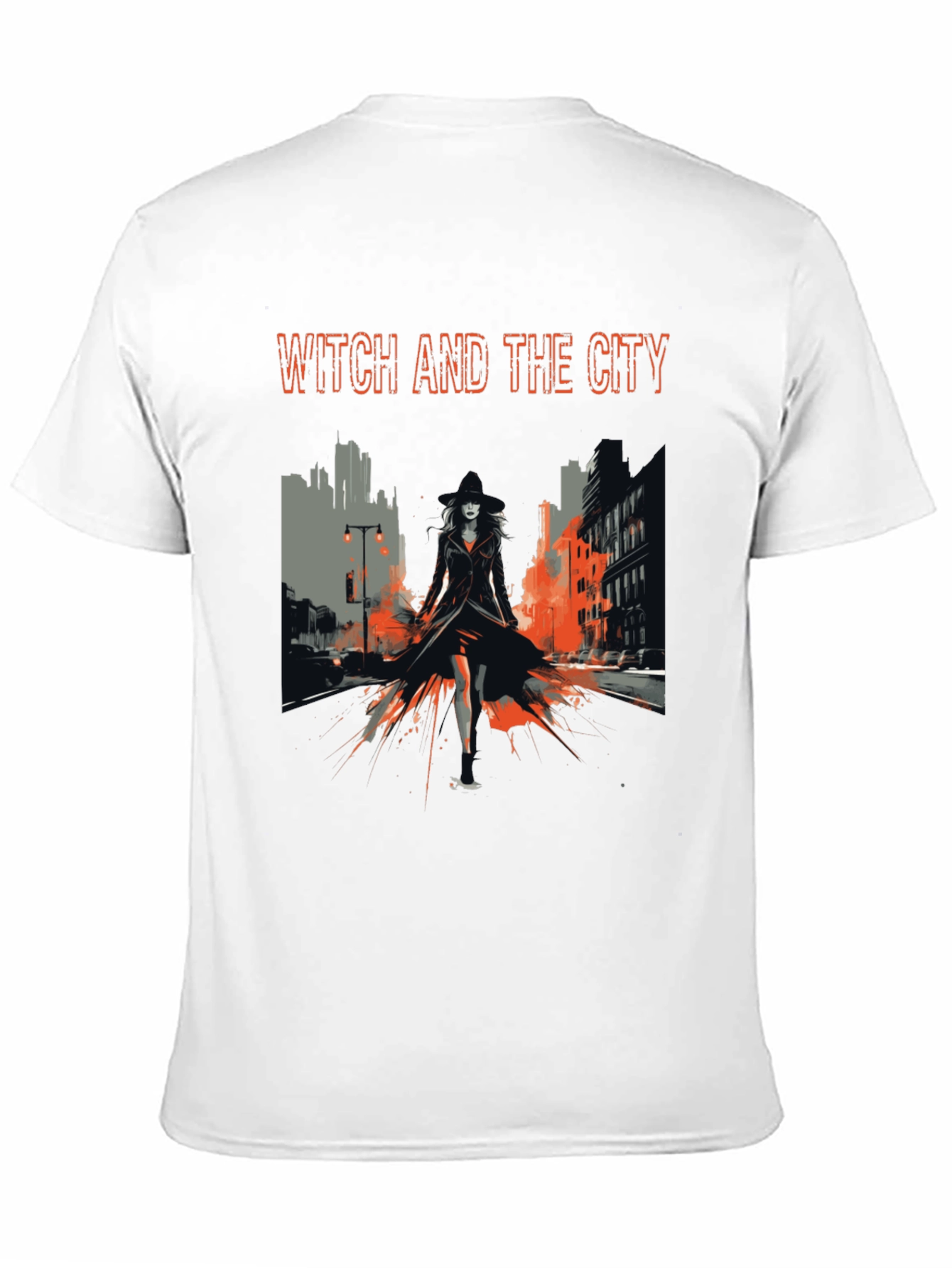 Witch and the City Black T-Shirt