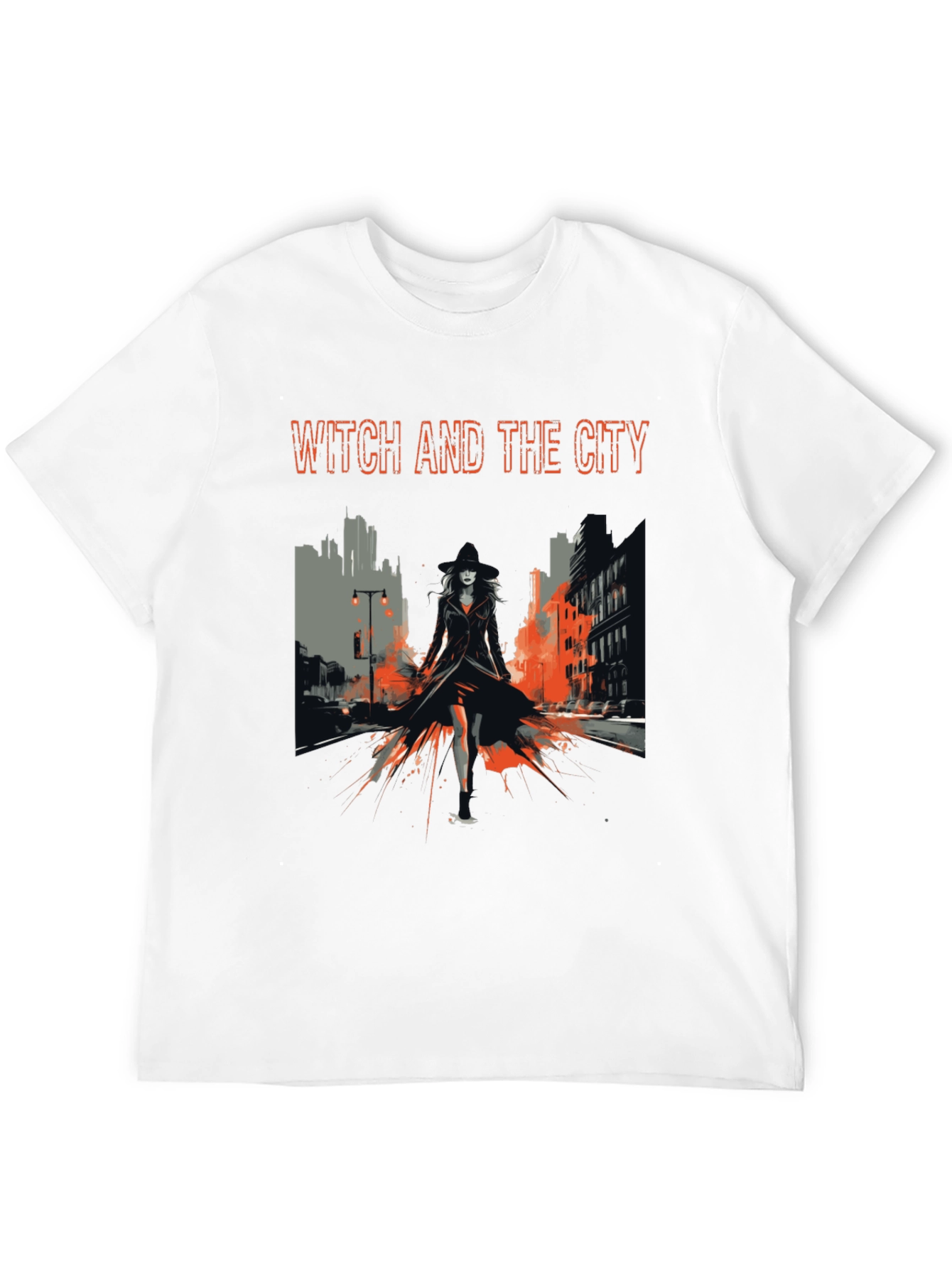 Witch and the City Black T-Shirt