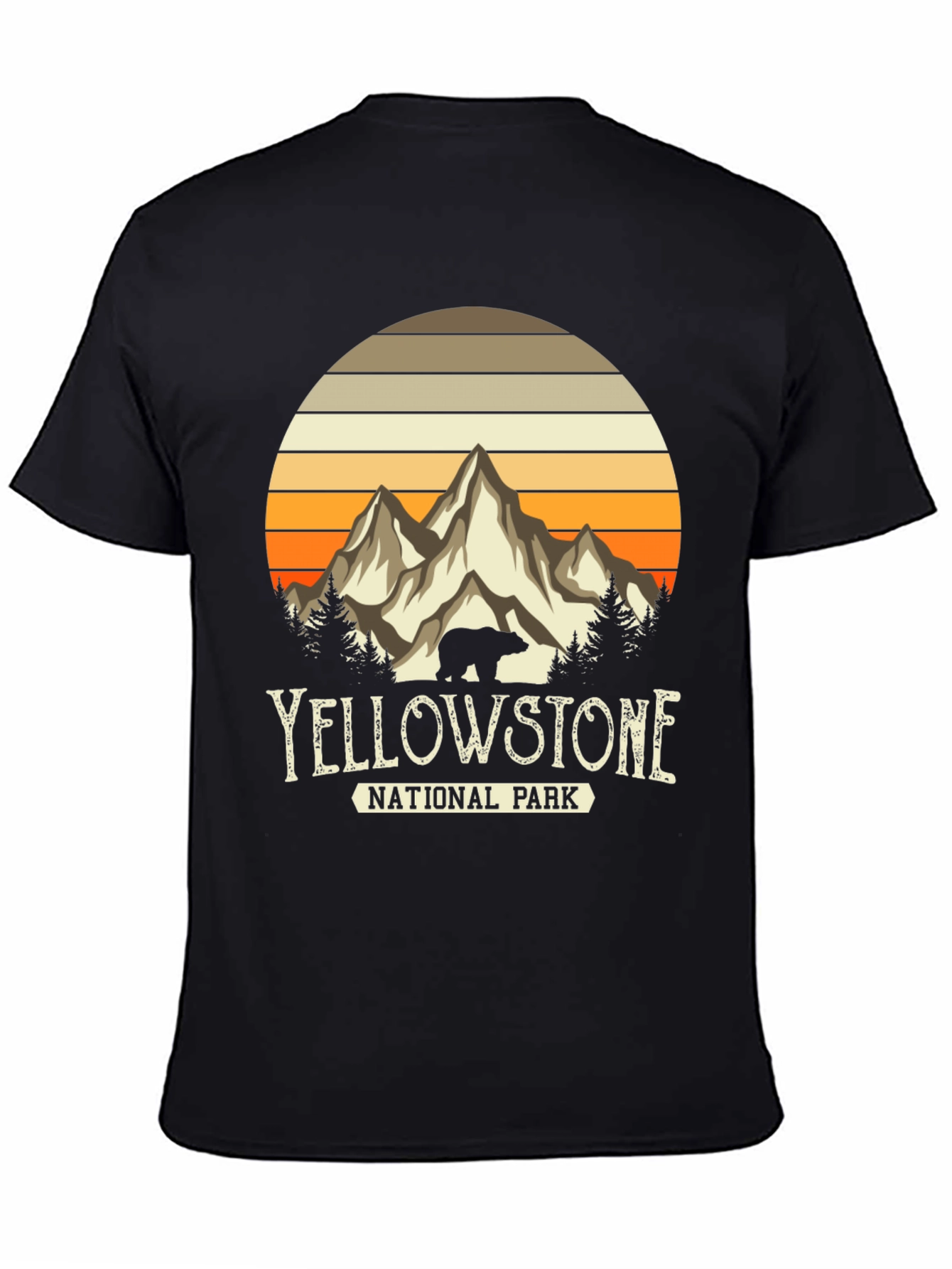 Yellowstone National Park T-Shirt - Bear Mountain Design