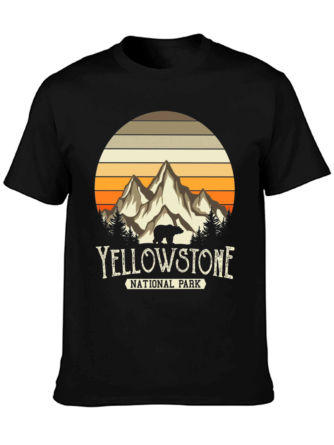 Yellowstone National Park T-Shirt - Bear Mountain Design