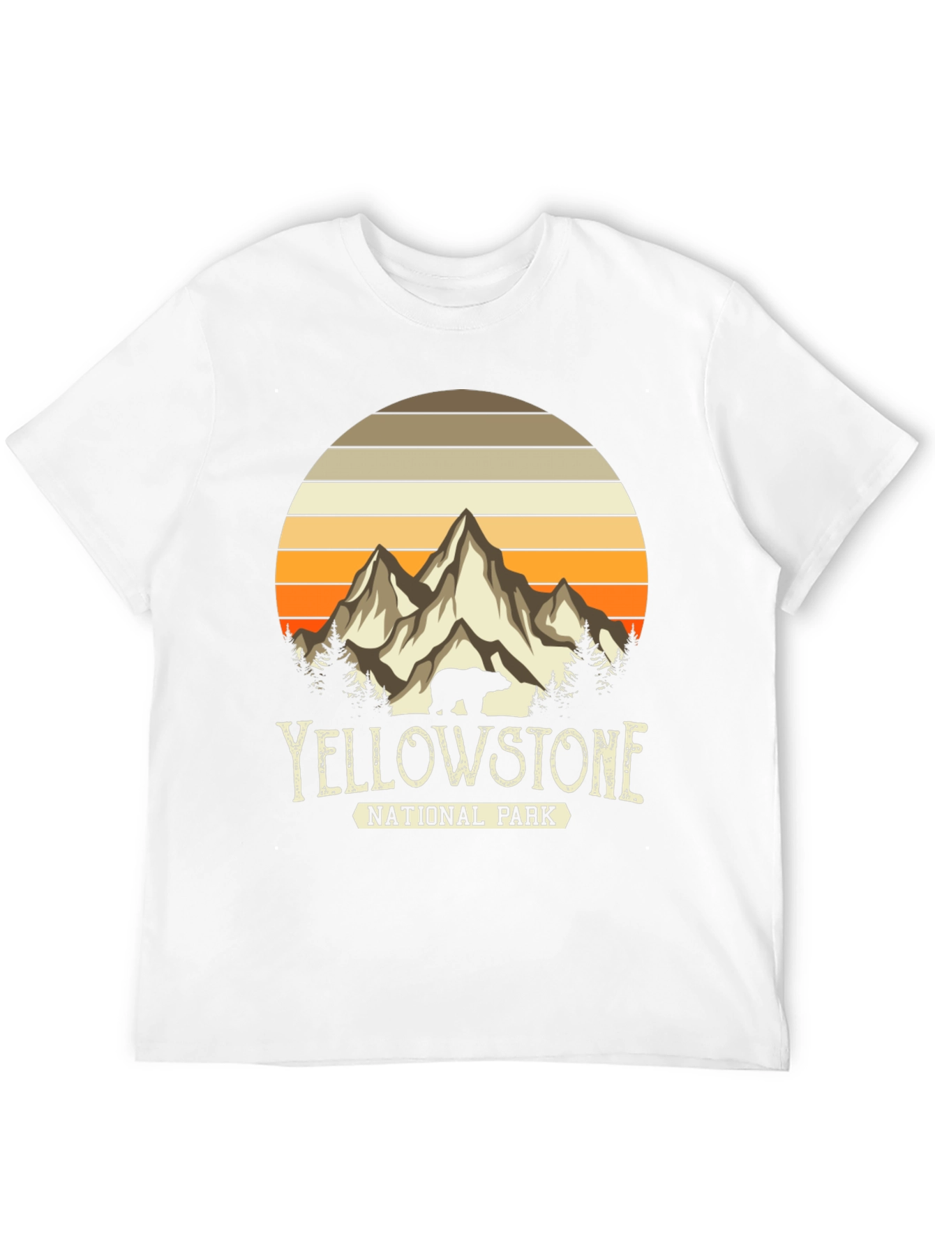 Yellowstone National Park T-Shirt - Bear Mountain Design