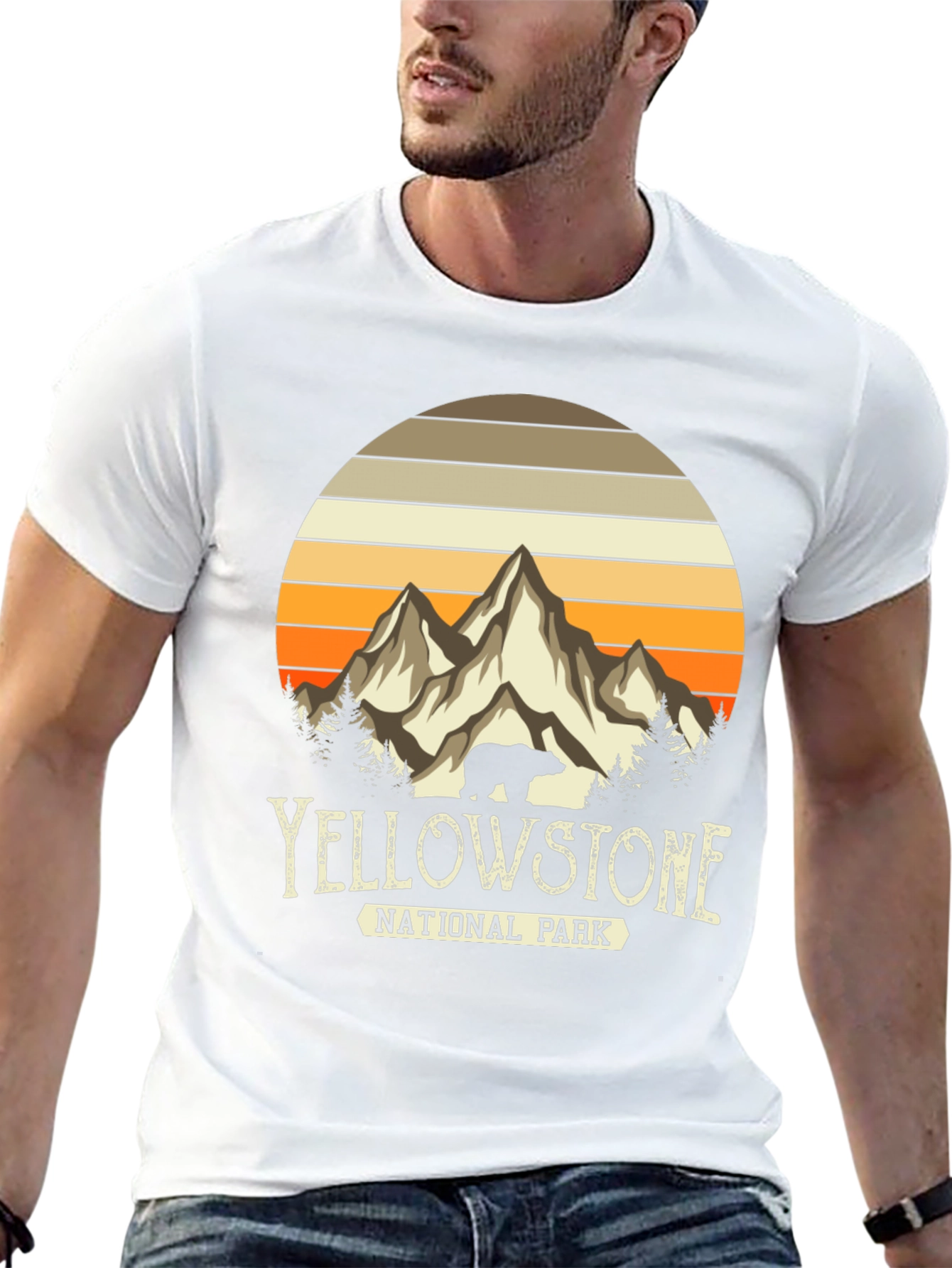 Yellowstone National Park T-Shirt - Bear Mountain Design