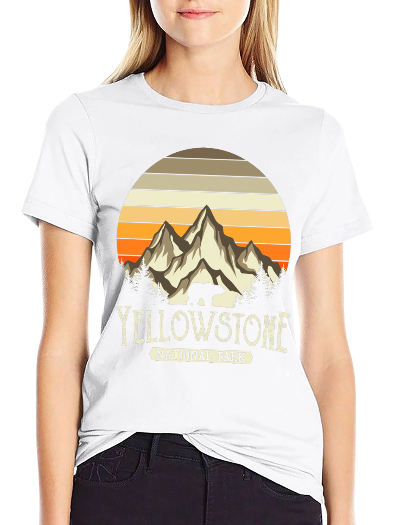 Yellowstone National Park T-Shirt - Bear Mountain Design