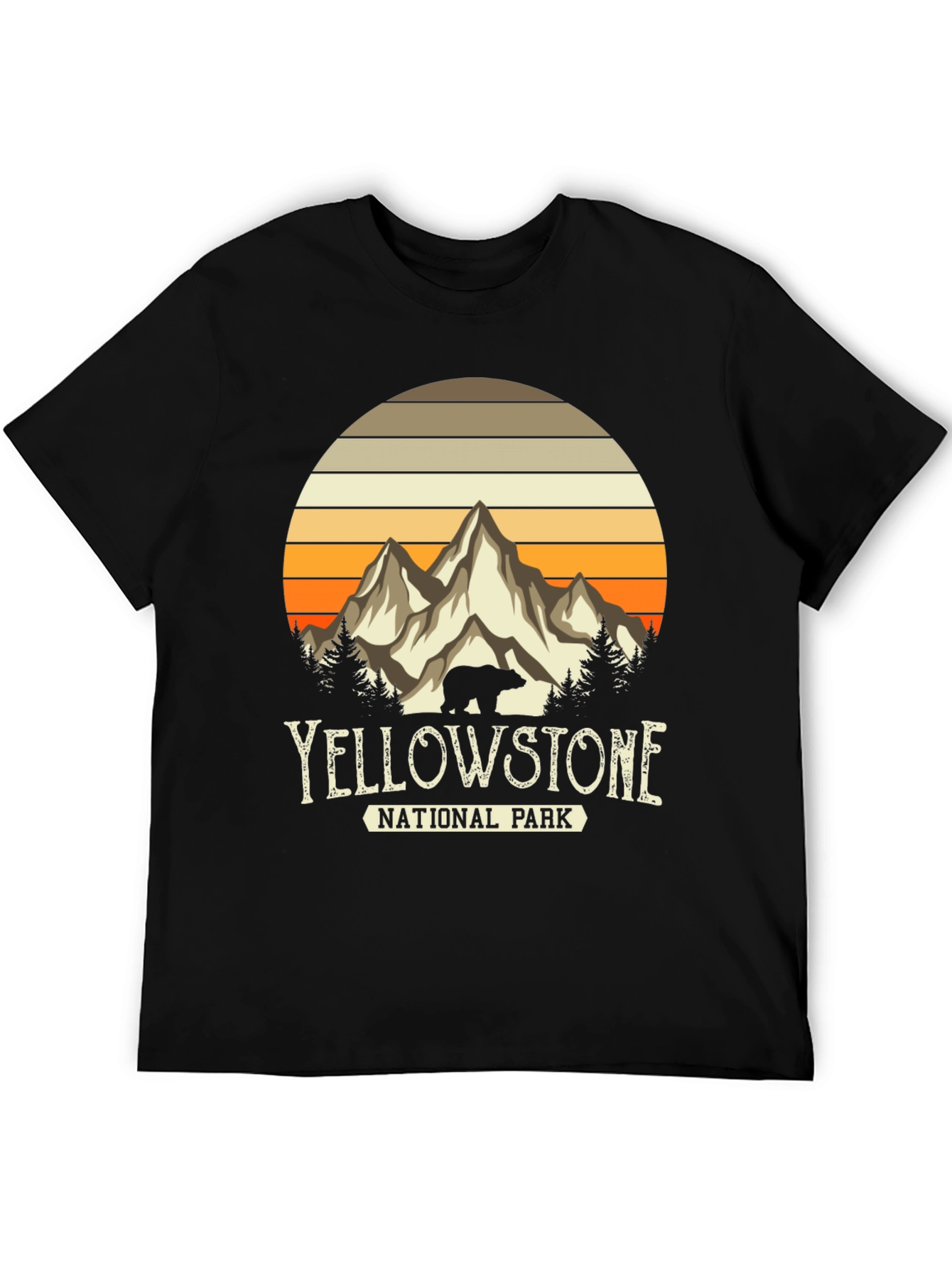 Yellowstone National Park T-Shirt - Bear Mountain Design