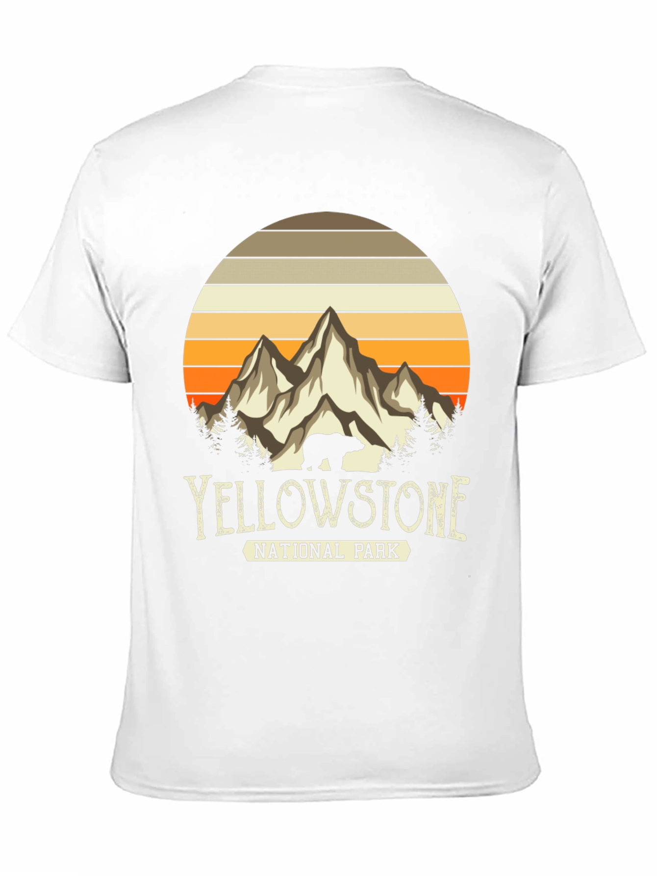 Yellowstone National Park T-Shirt - Bear Mountain Design