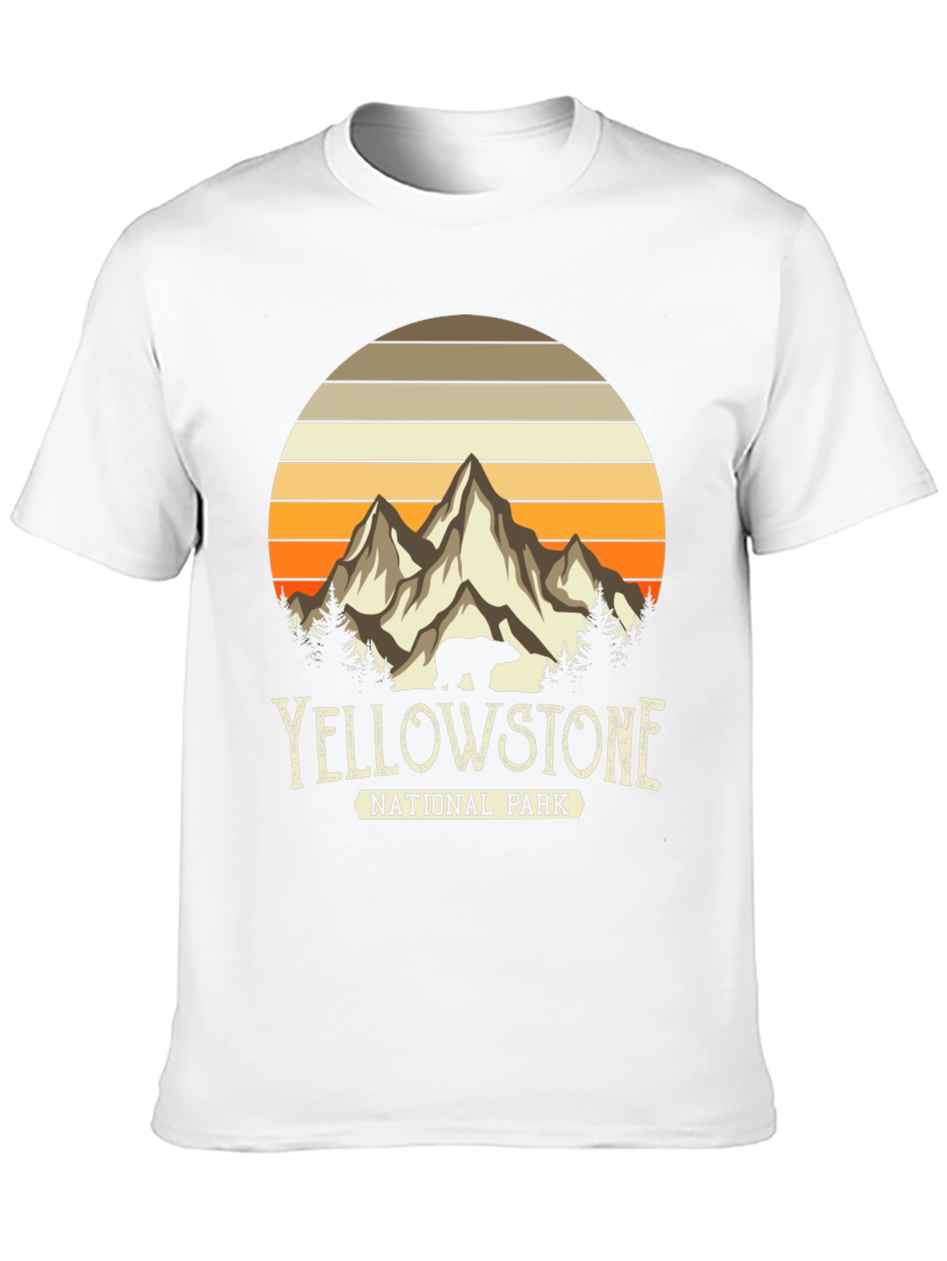 Yellowstone National Park T-Shirt - Bear Mountain Design
