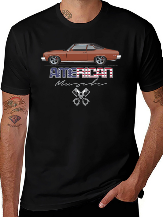 American Muscle Car Graphic T-Shirt