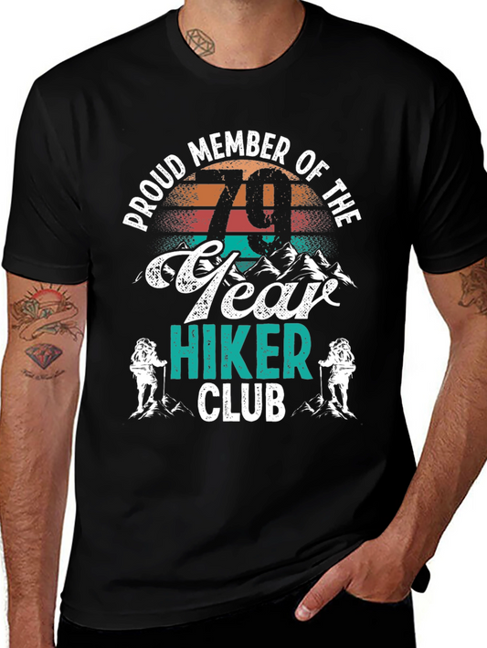 79 Year Hiker Club Graphic Tee