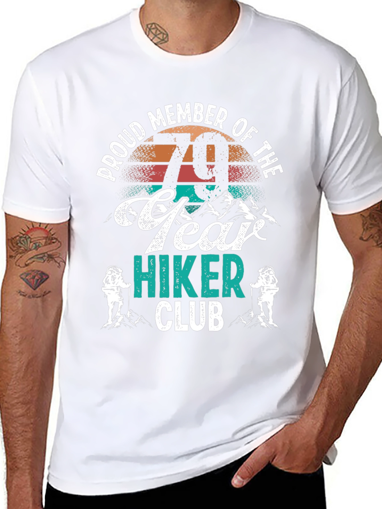 79 Year Hiker Club Graphic Tee