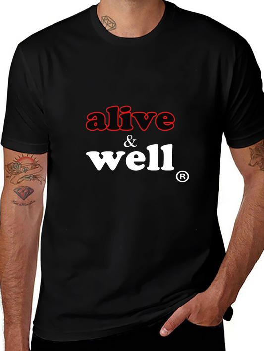 Alive & Well Black Graphic Tee