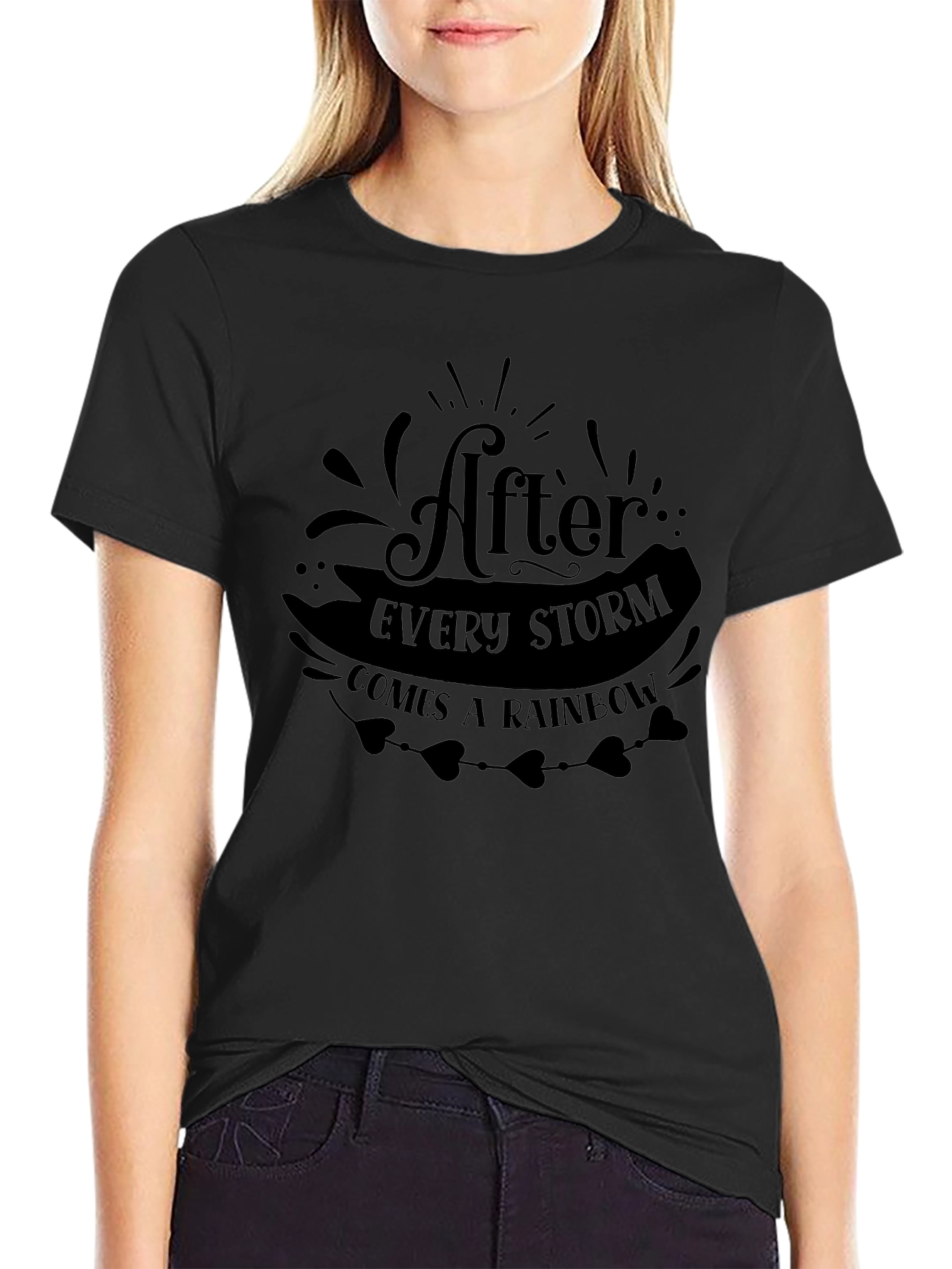After Every Storm Black Graphic Tee