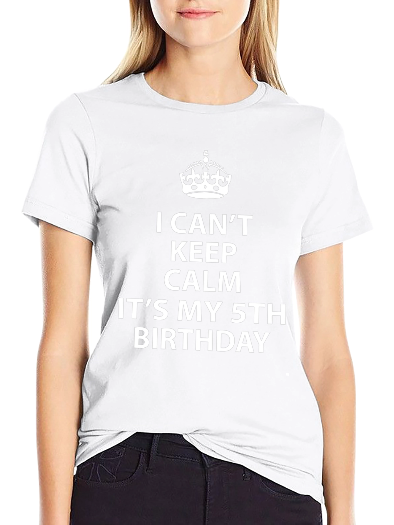 5th Birthday T-Shirt - I Cant Keep Calm