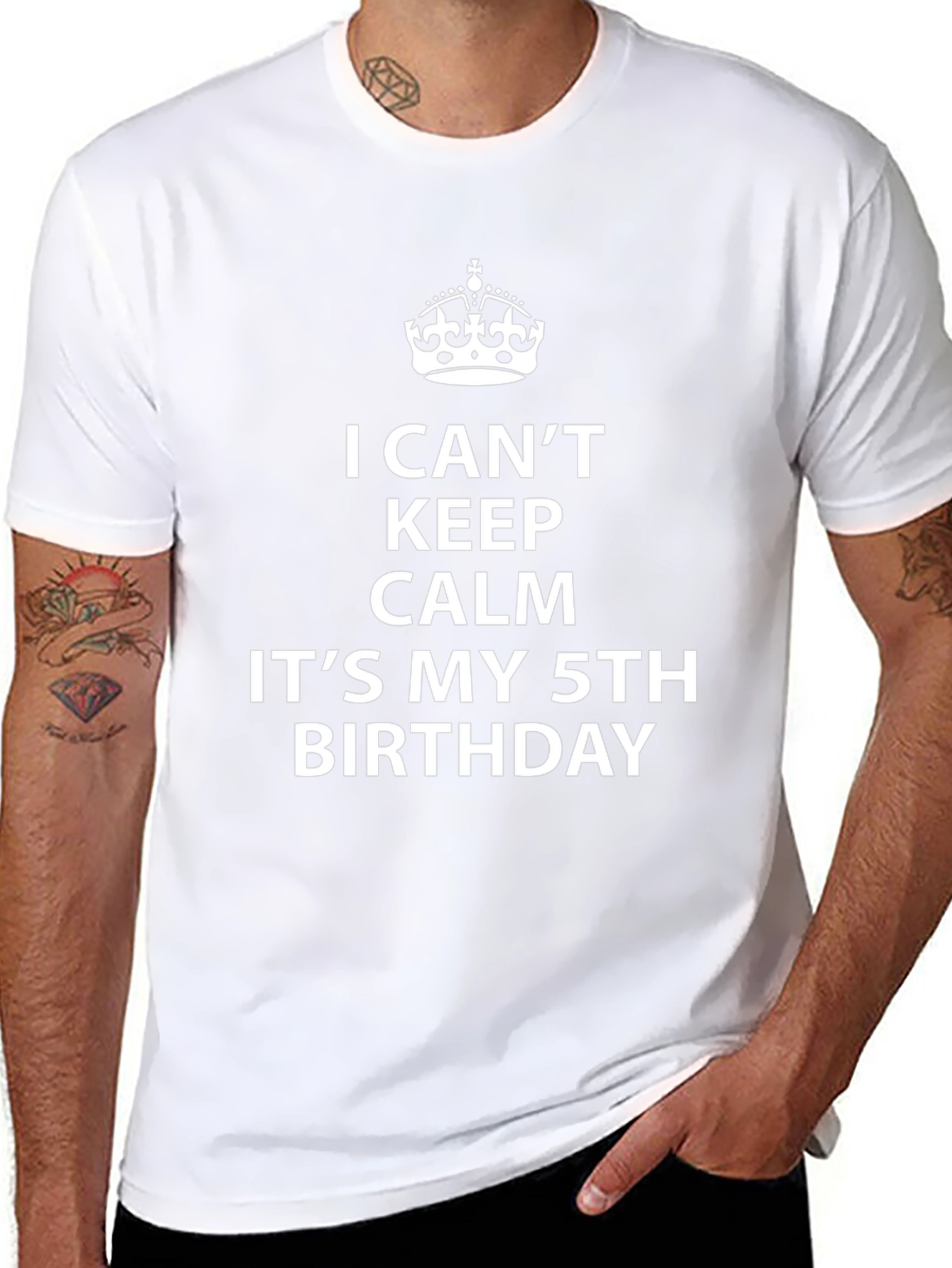 5th Birthday T-Shirt - I Cant Keep Calm