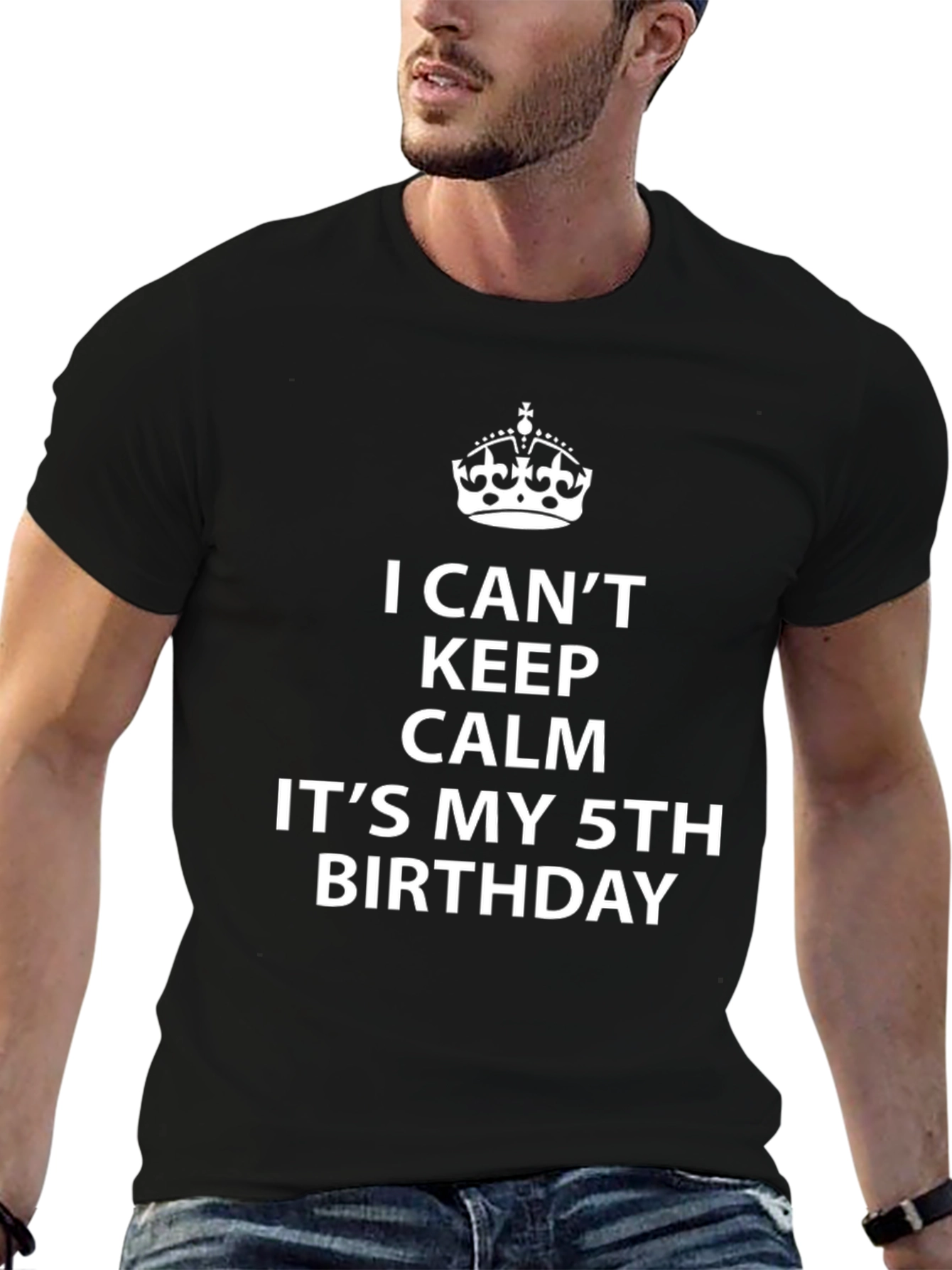 5th Birthday T-Shirt - I Cant Keep Calm