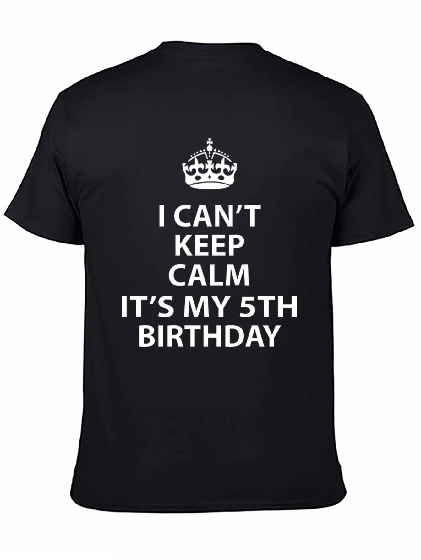 5th Birthday T-Shirt - I Cant Keep Calm