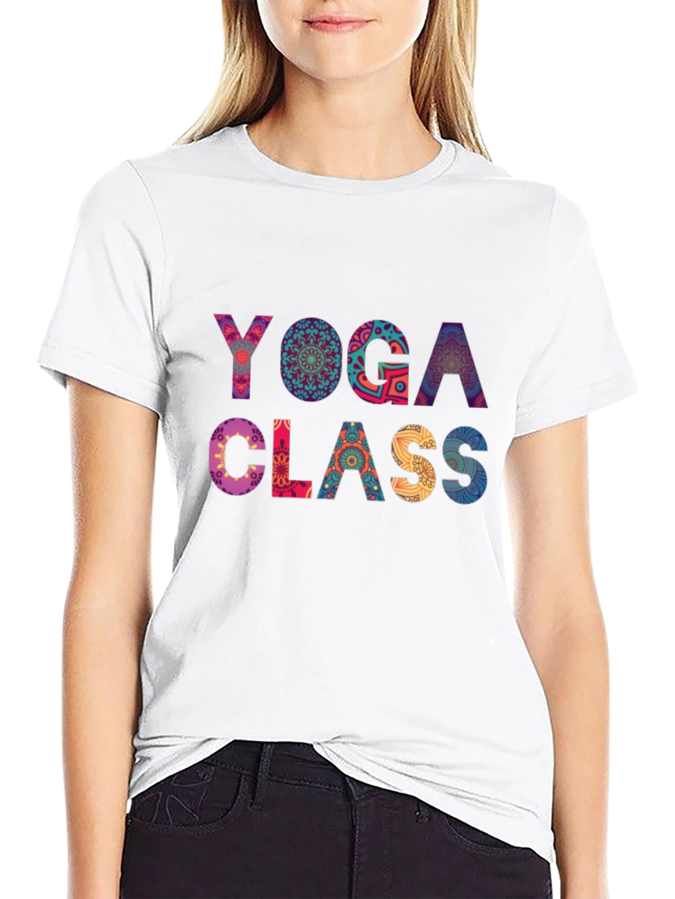 Yoga Class Graphic Tee - Mens Black T-Shirt