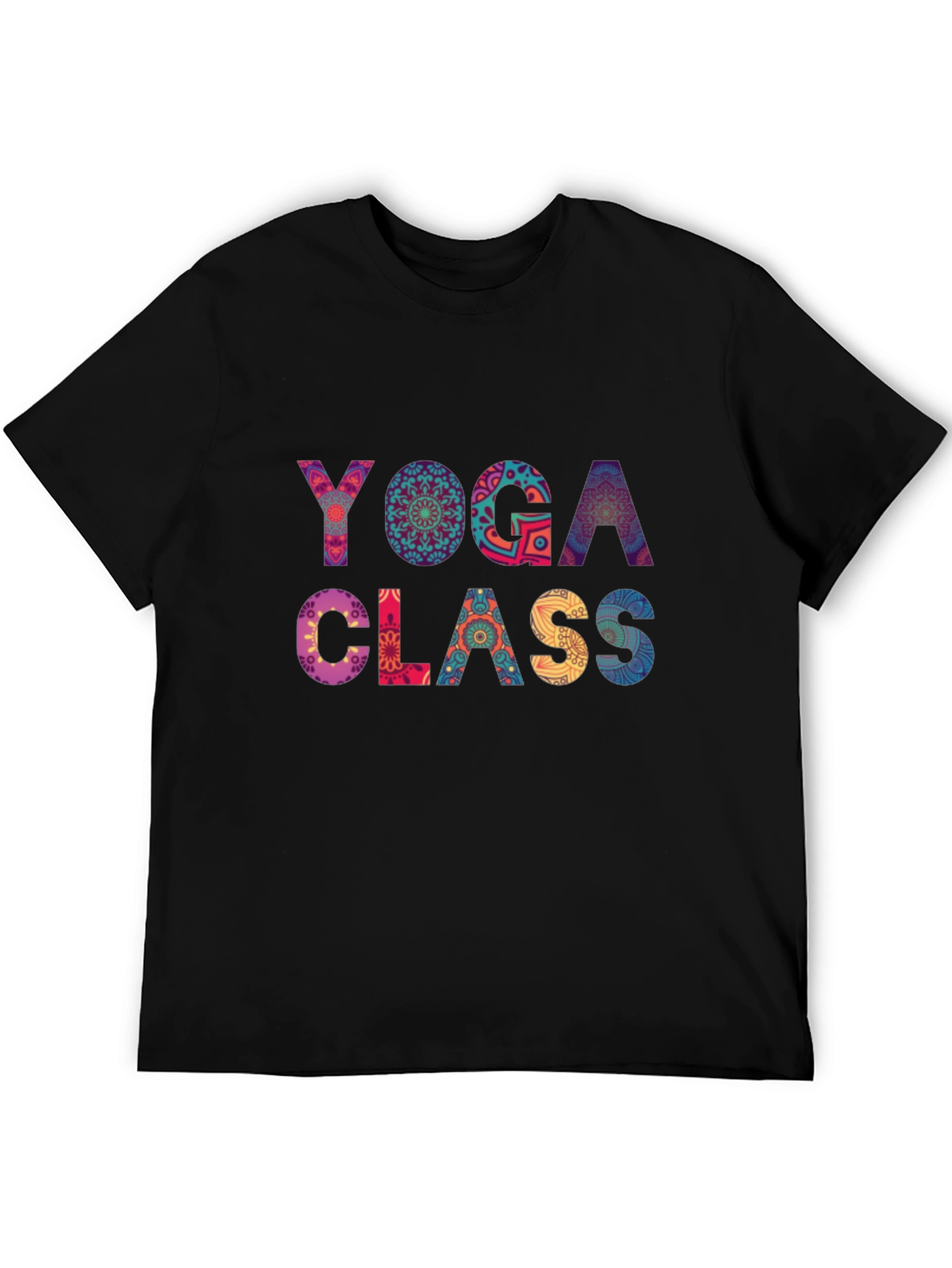 Yoga Class Graphic Tee - Mens Black T-Shirt