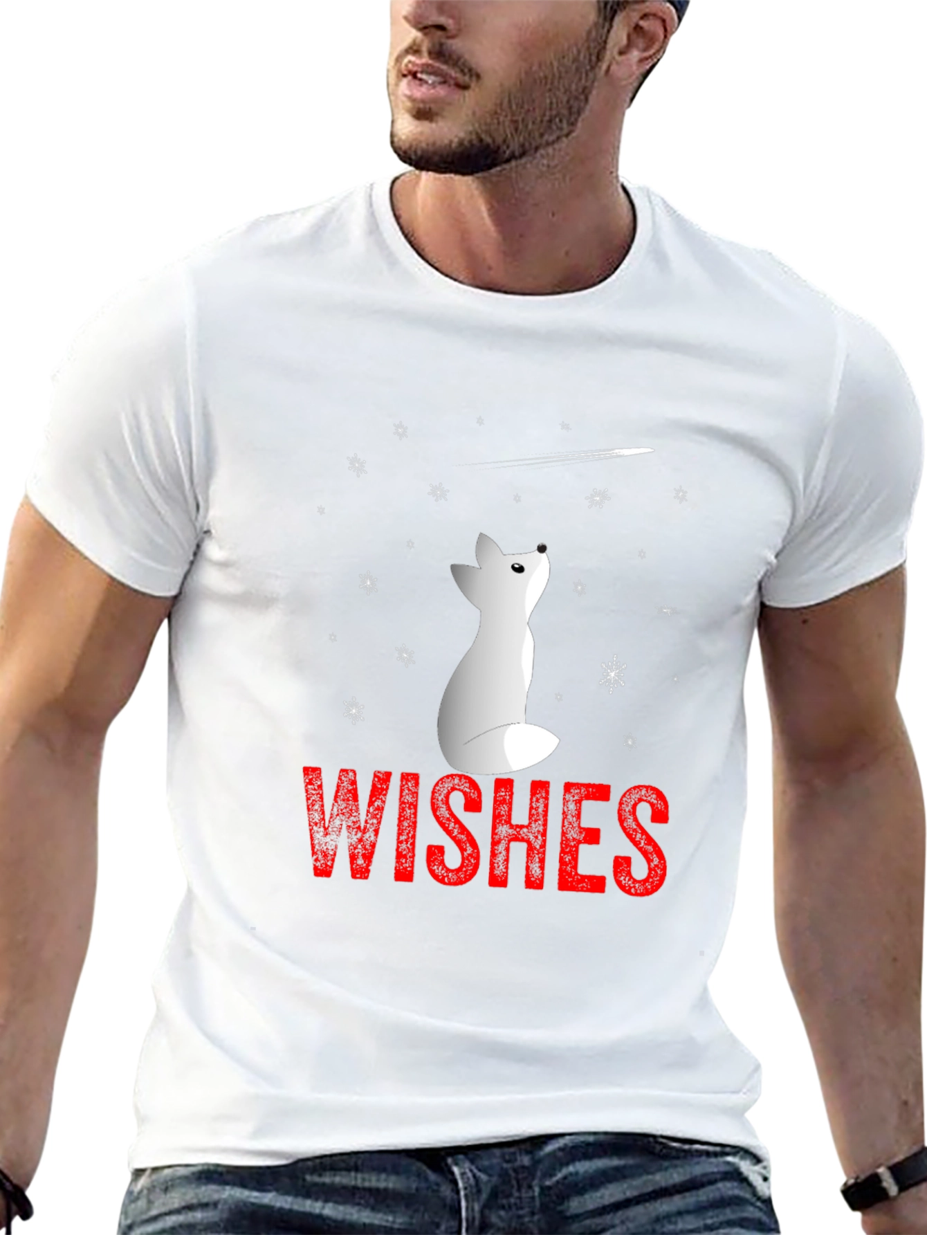 Winter Wishes Graphic Tee - Black