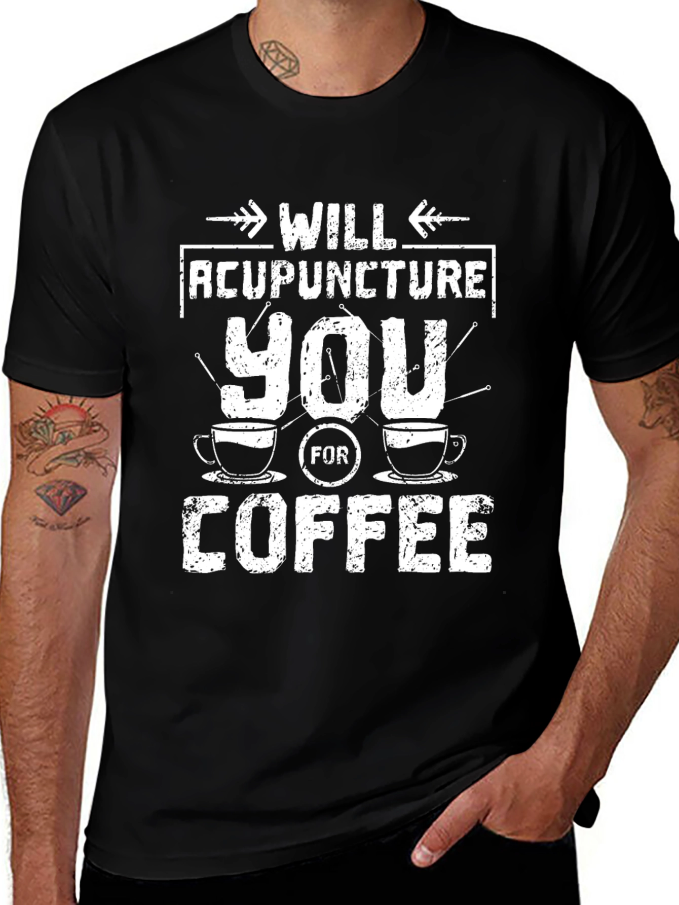 Acupuncture Coffee T-Shirt