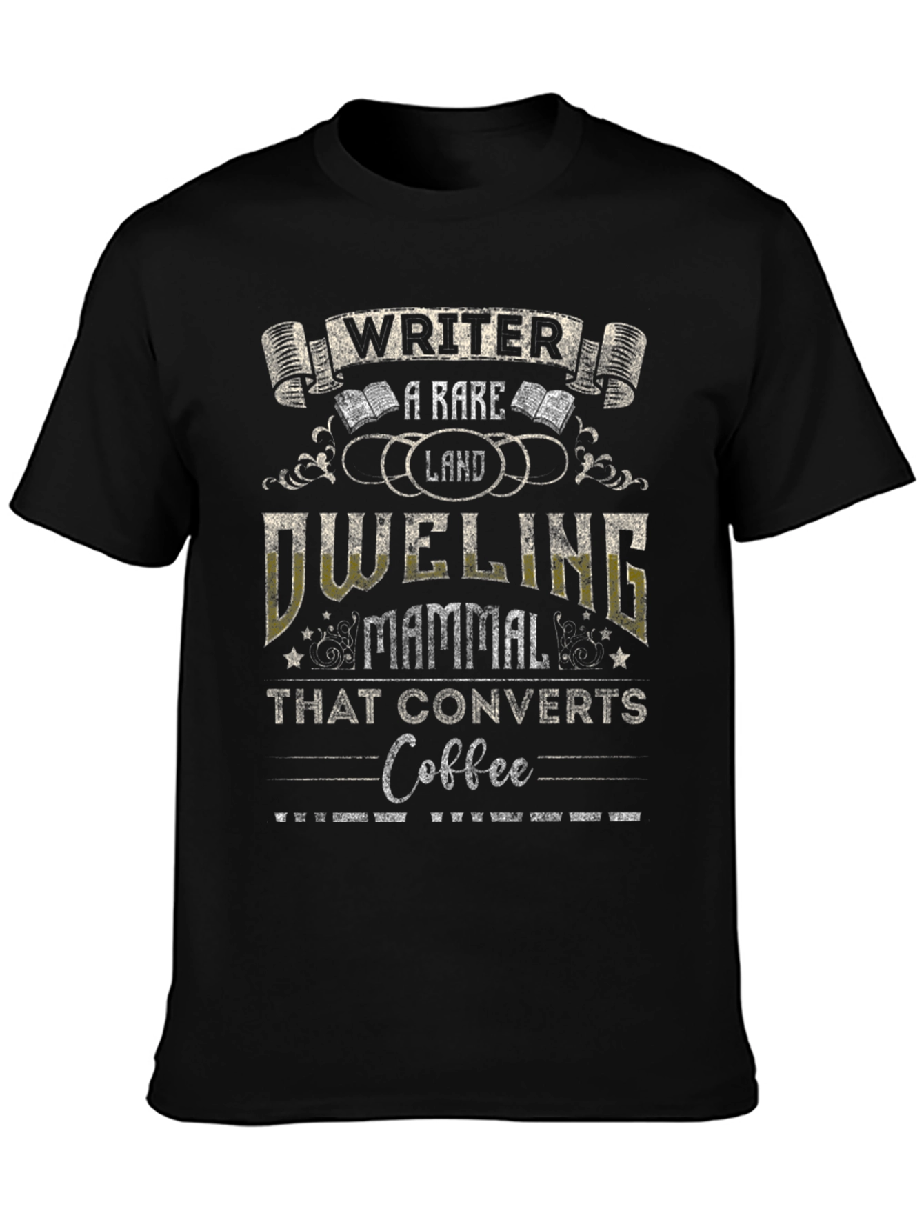 Writer Coffee Convert T-Shirt