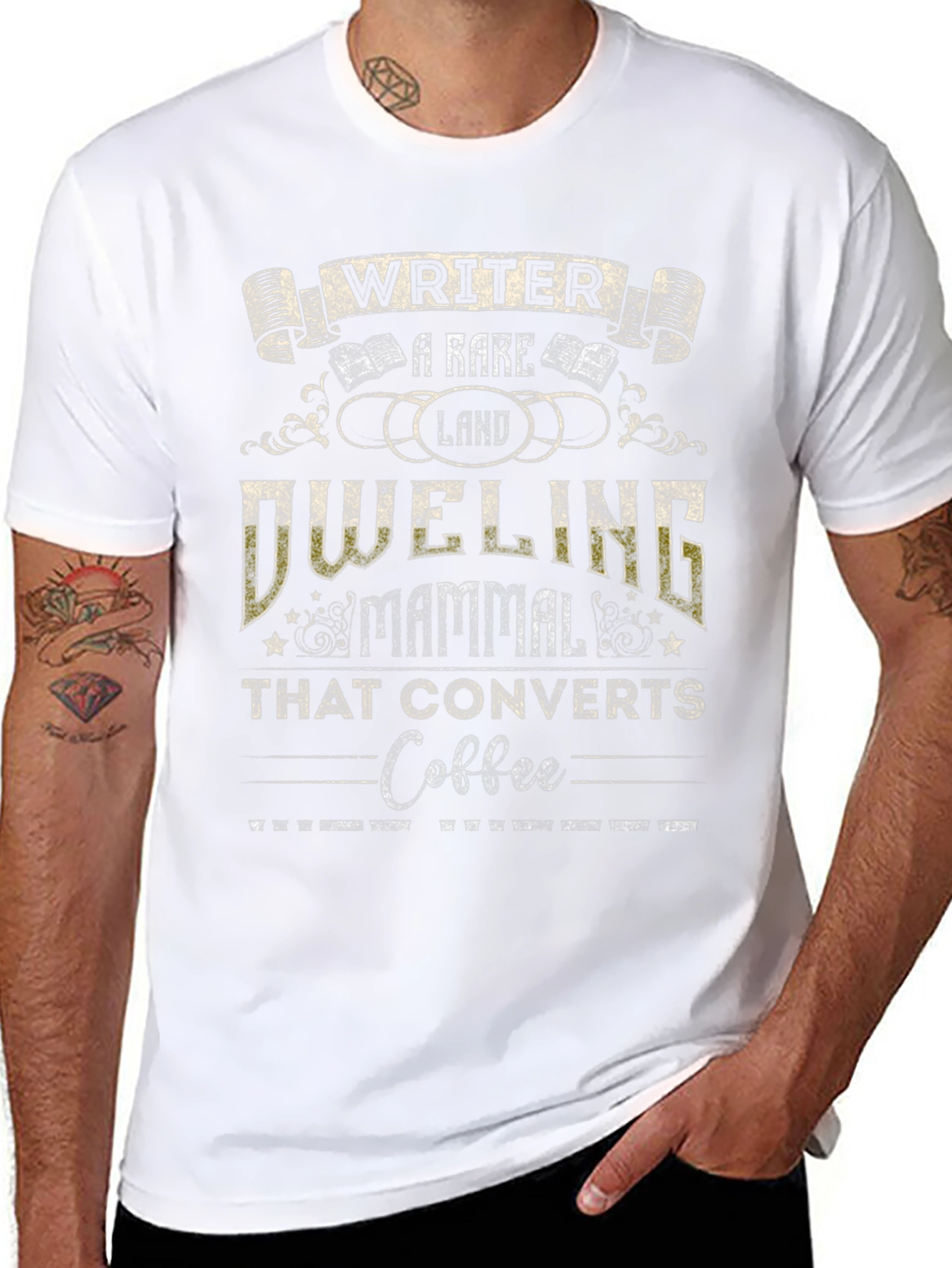 Writer Coffee Convert T-Shirt