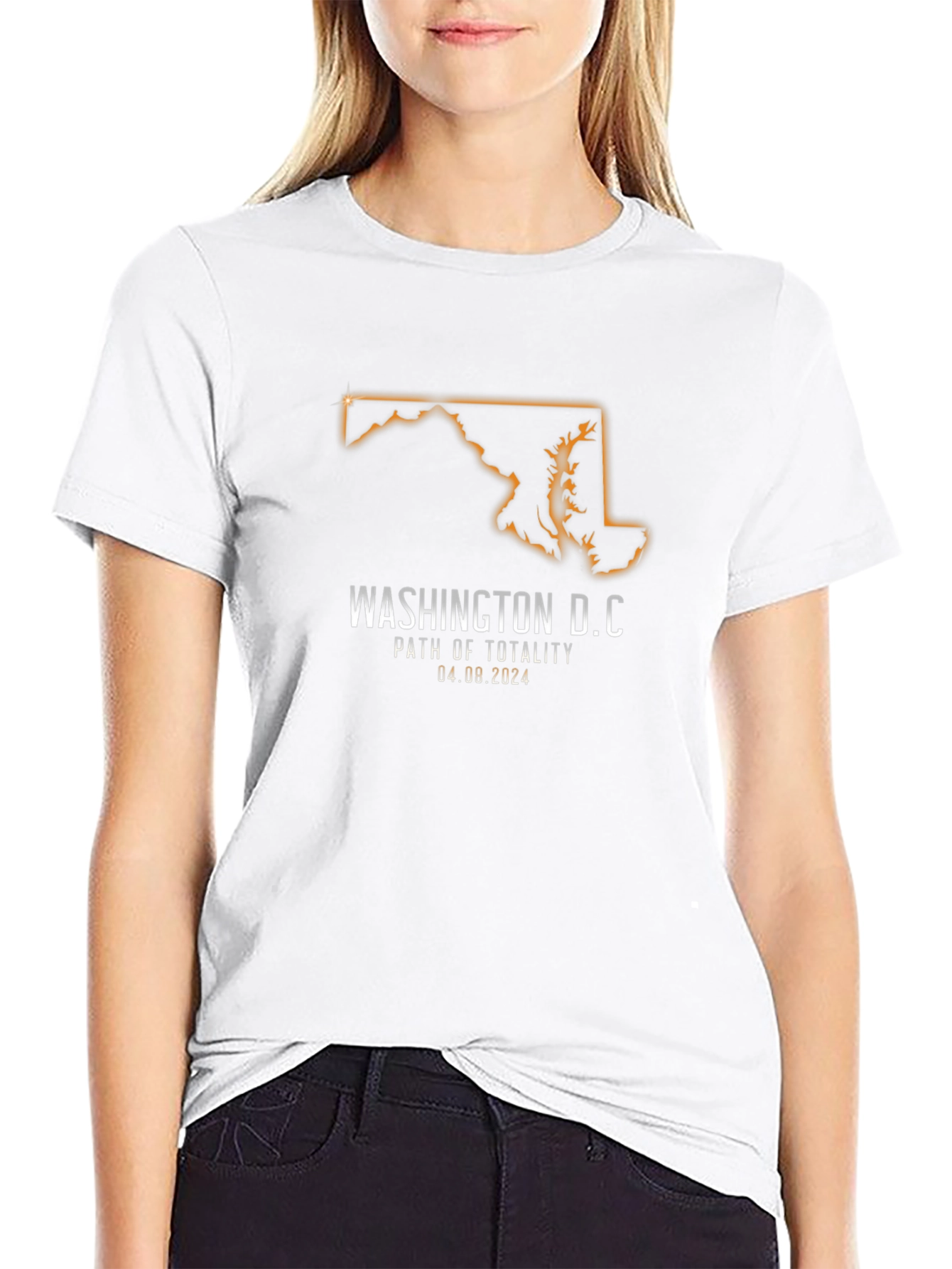 Washington D.C. Total Solar Eclipse 2024 T-Shirt
