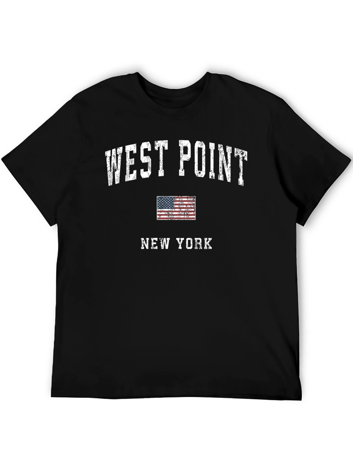 West Point New York T-Shirt USA Flag
