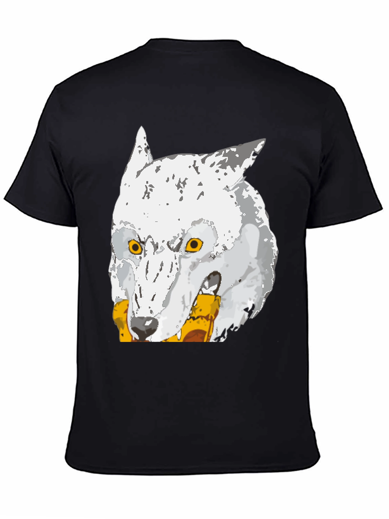 Wolf Graphic Tee - Mens Black T-Shirt