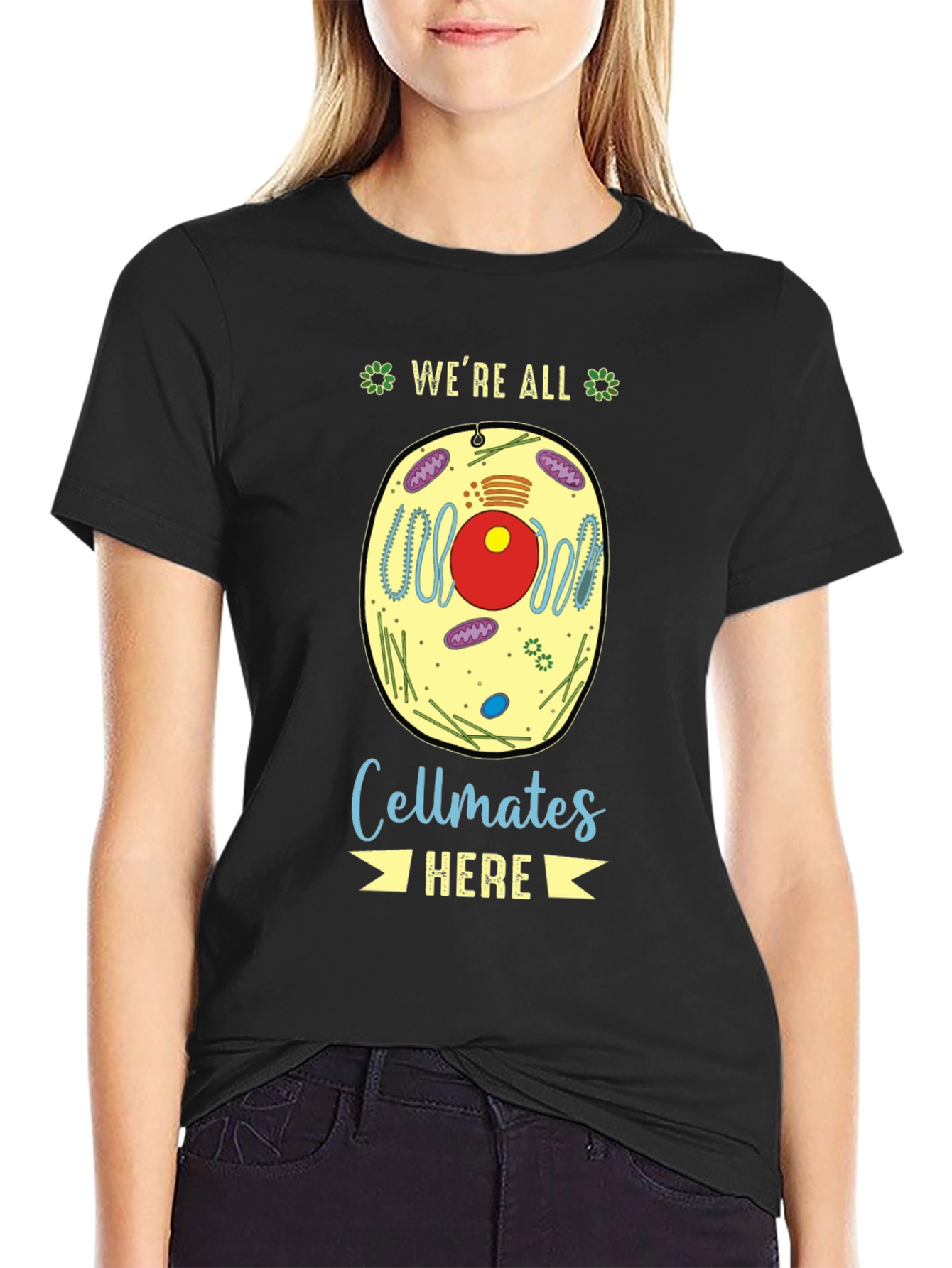 Were All Cellmates Here Biology T-Shirt
