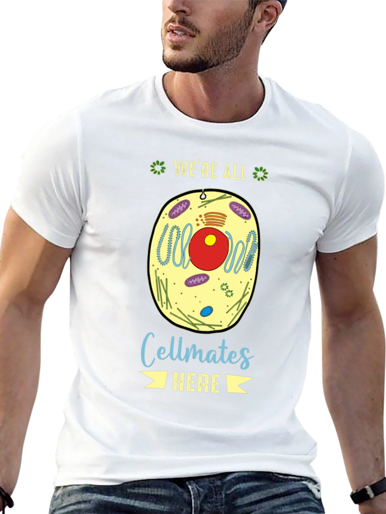 Were All Cellmates Here Biology T-Shirt