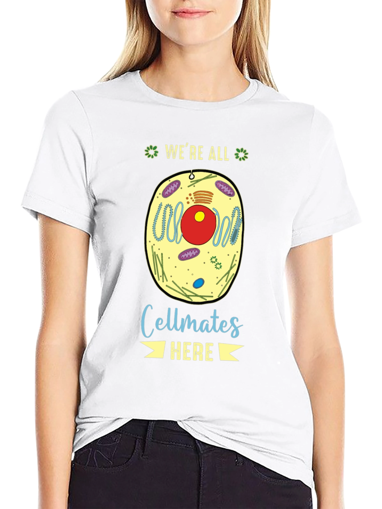 Were All Cellmates Here Biology T-Shirt