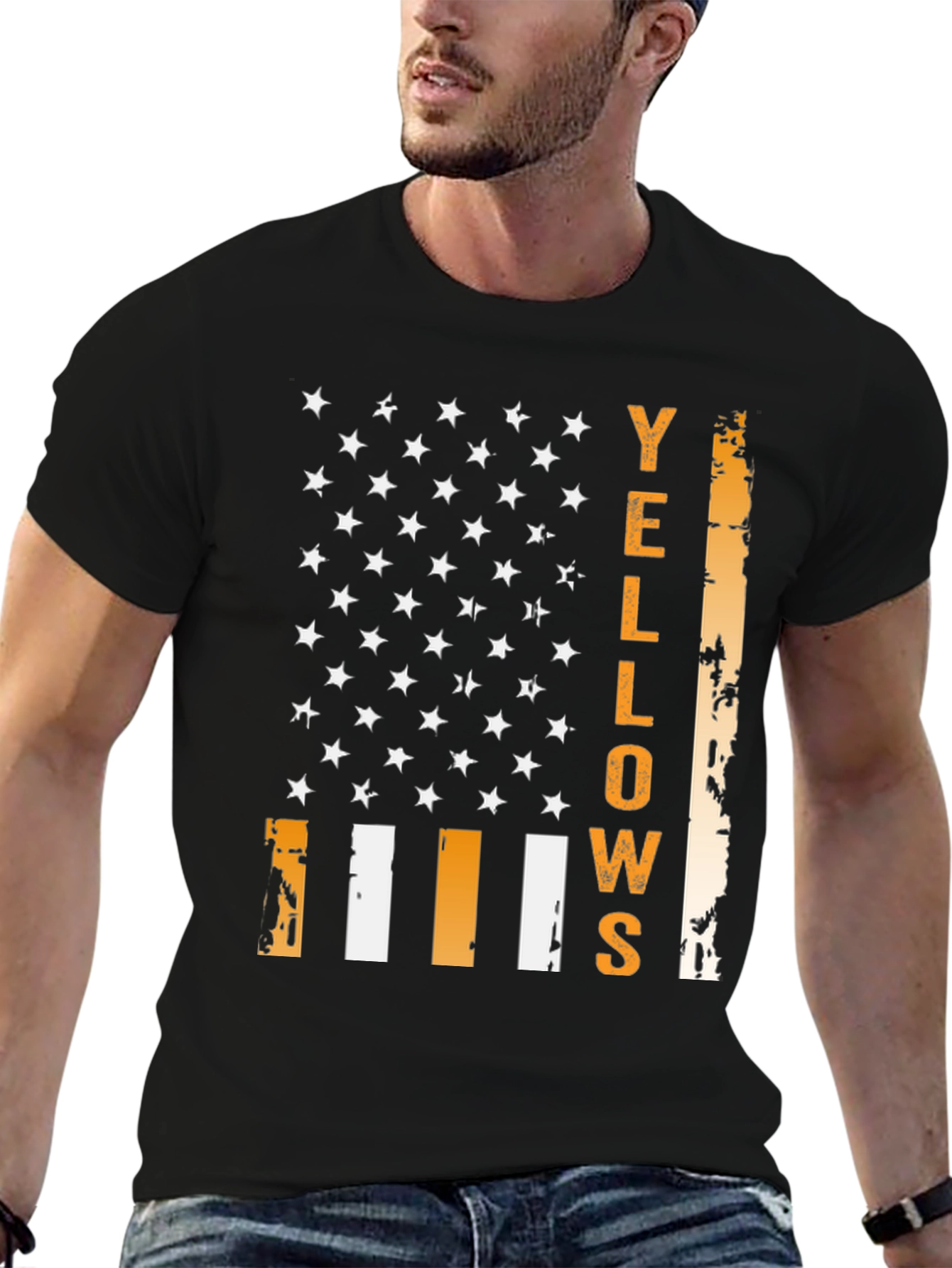 Yellows Flag T-Shirt - Patriotic Novelty Tee