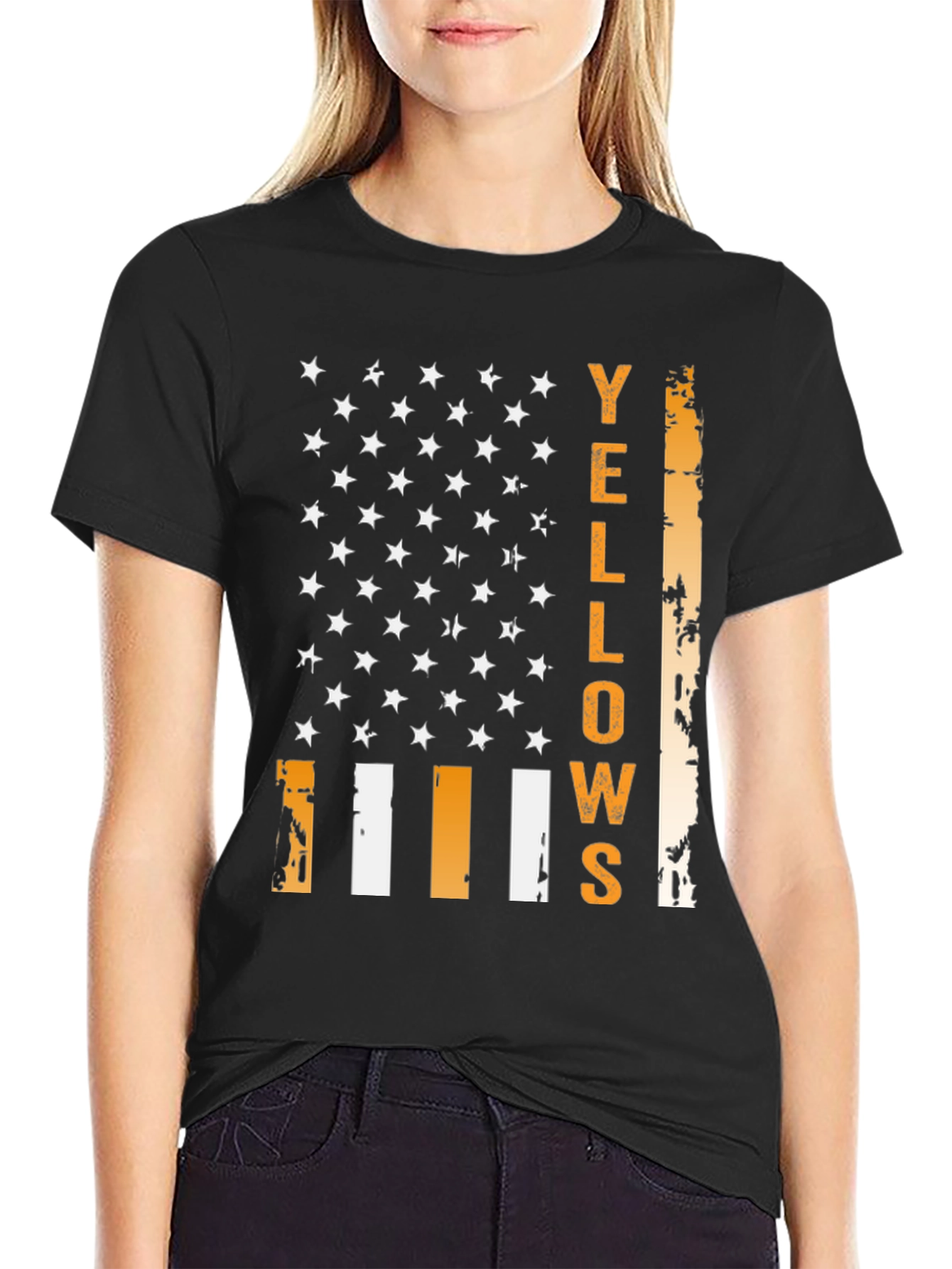 Yellows Flag T-Shirt - Patriotic Novelty Tee