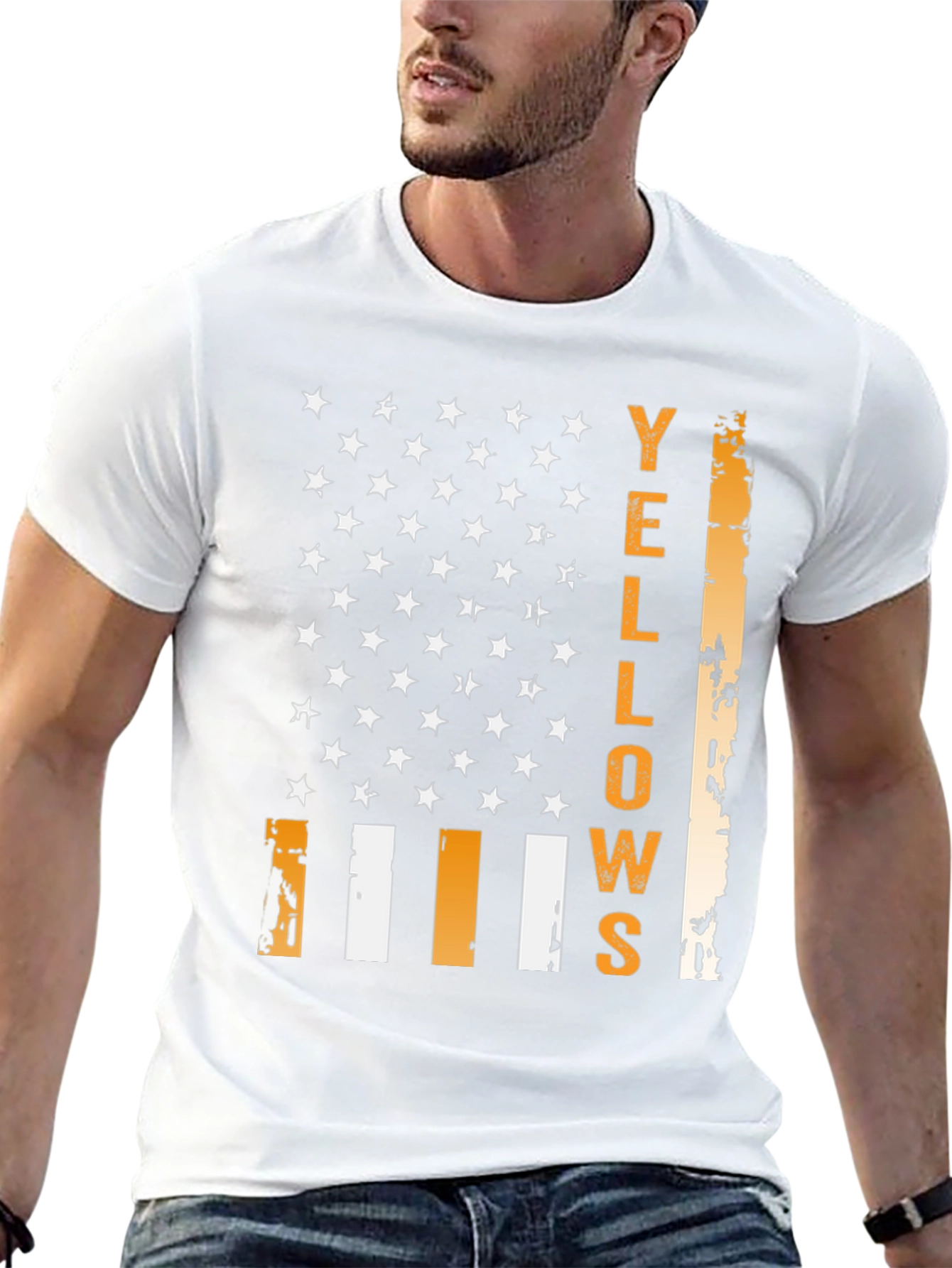 Yellows Flag T-Shirt - Patriotic Novelty Tee