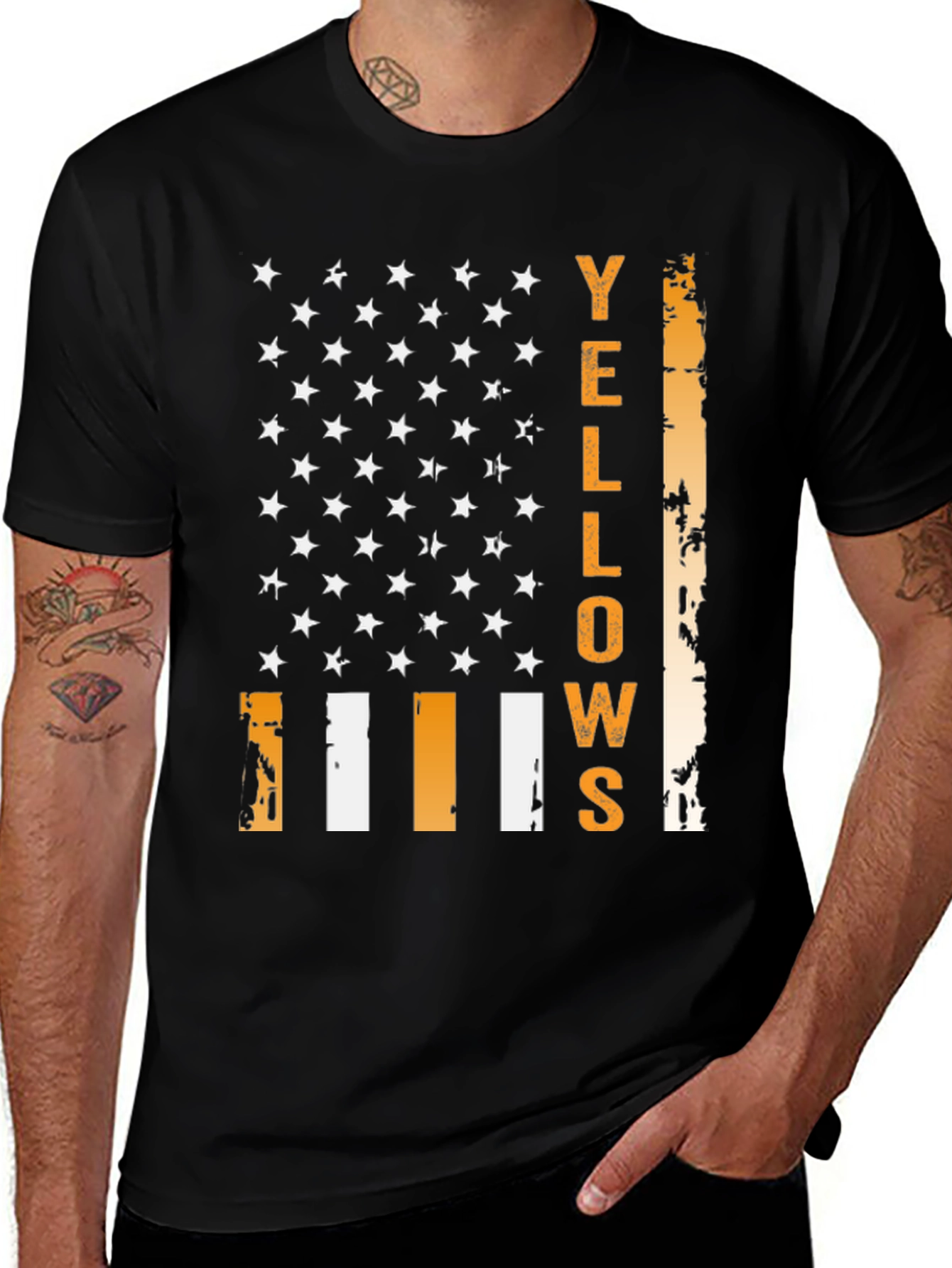Yellows Flag T-Shirt - Patriotic Novelty Tee