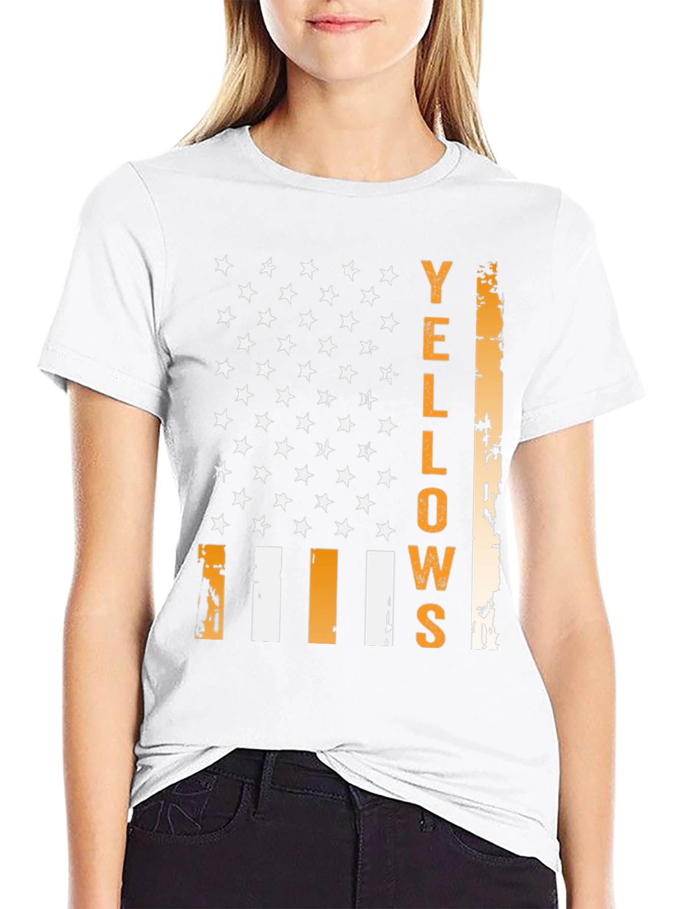 Yellows Flag T-Shirt - Patriotic Novelty Tee