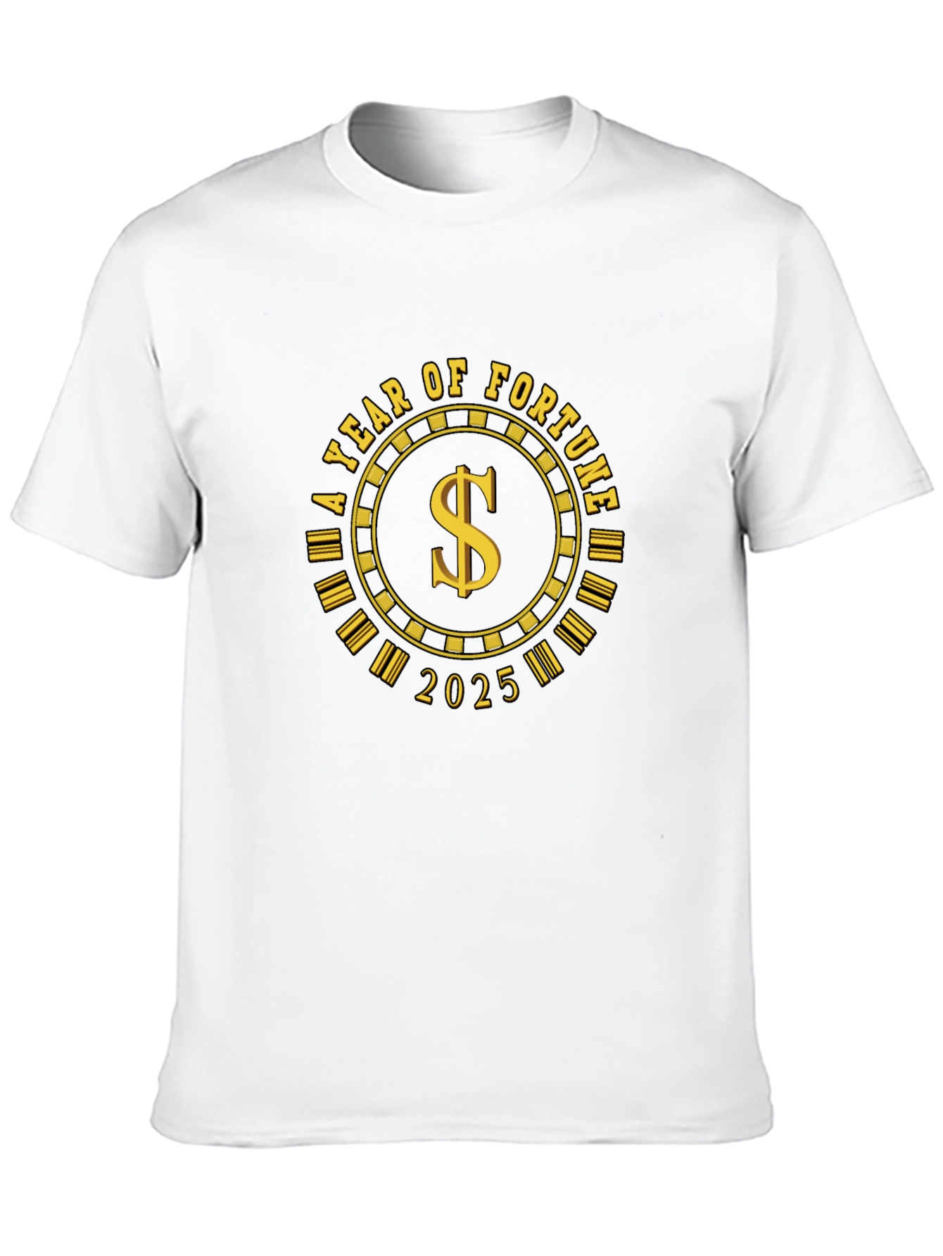 Year of Fortune 2025 Black T-Shirt