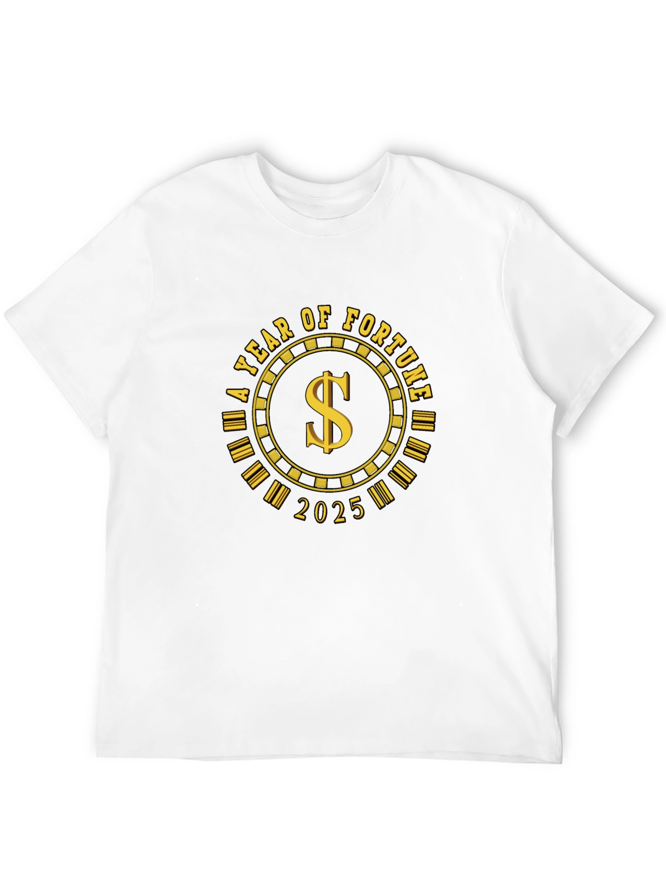 Year of Fortune 2025 Black T-Shirt