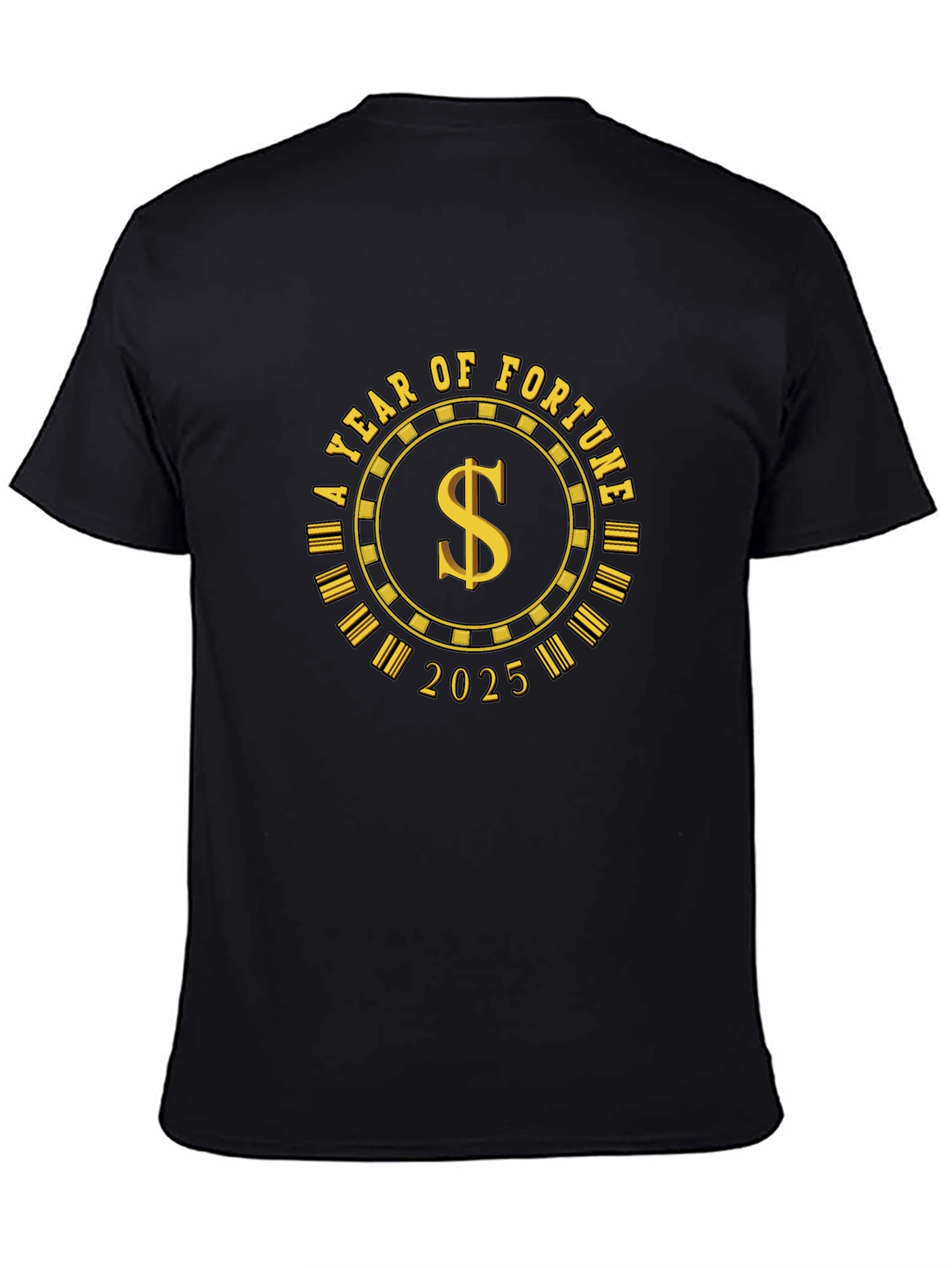 Year of Fortune 2025 Black T-Shirt