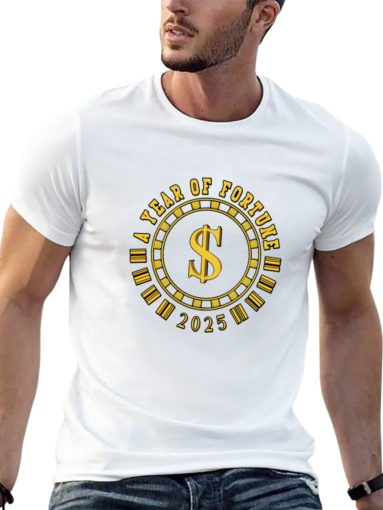 Year of Fortune 2025 Black T-Shirt