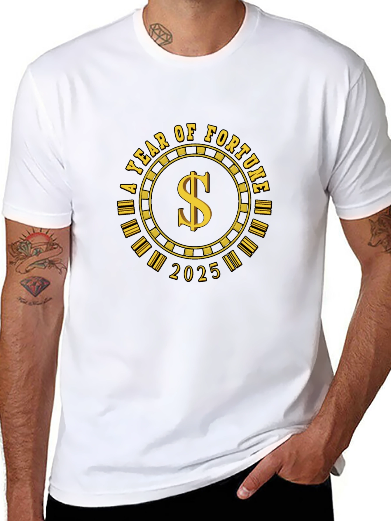 Year of Fortune 2025 Black T-Shirt