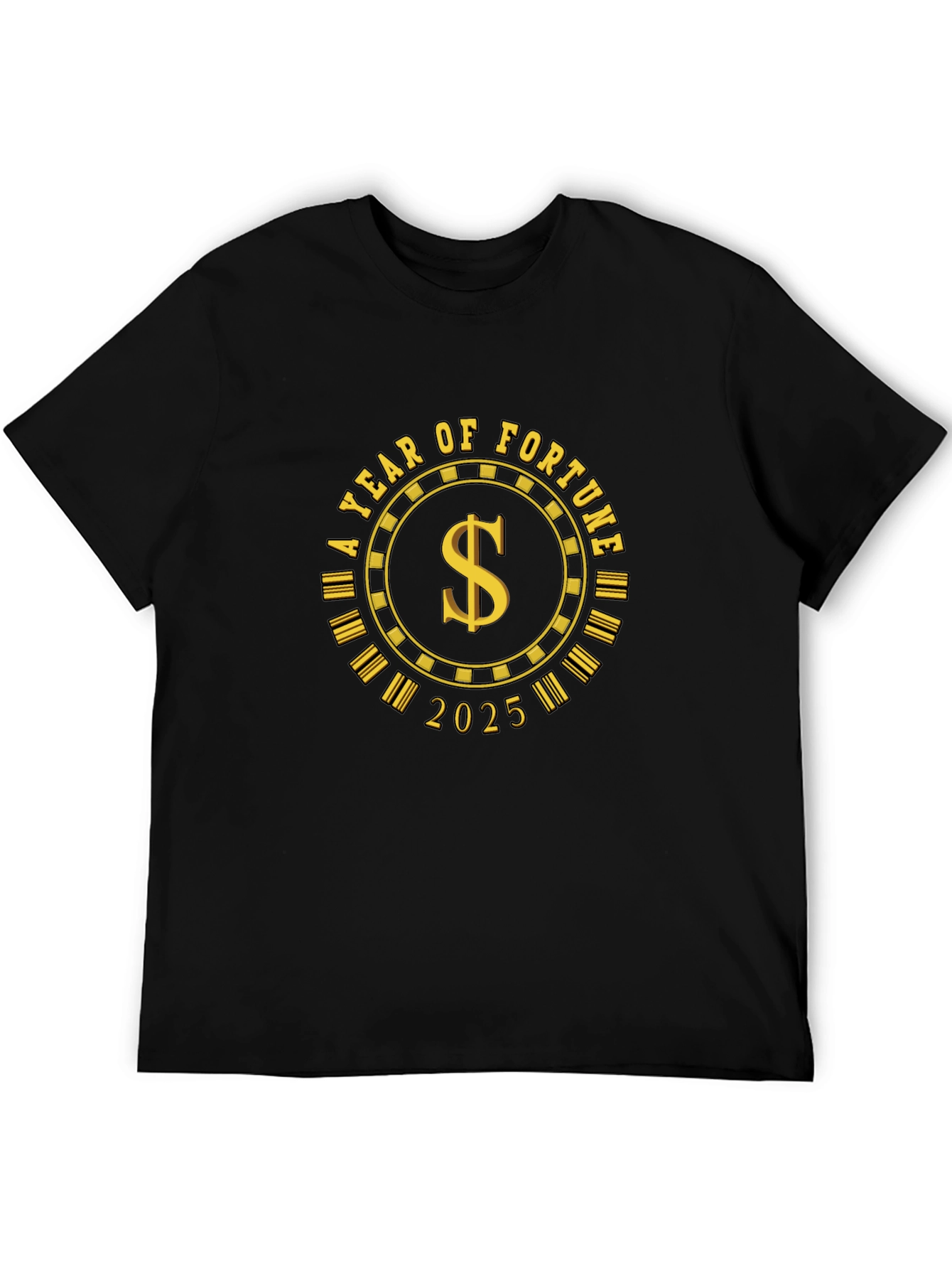 Year of Fortune 2025 Black T-Shirt