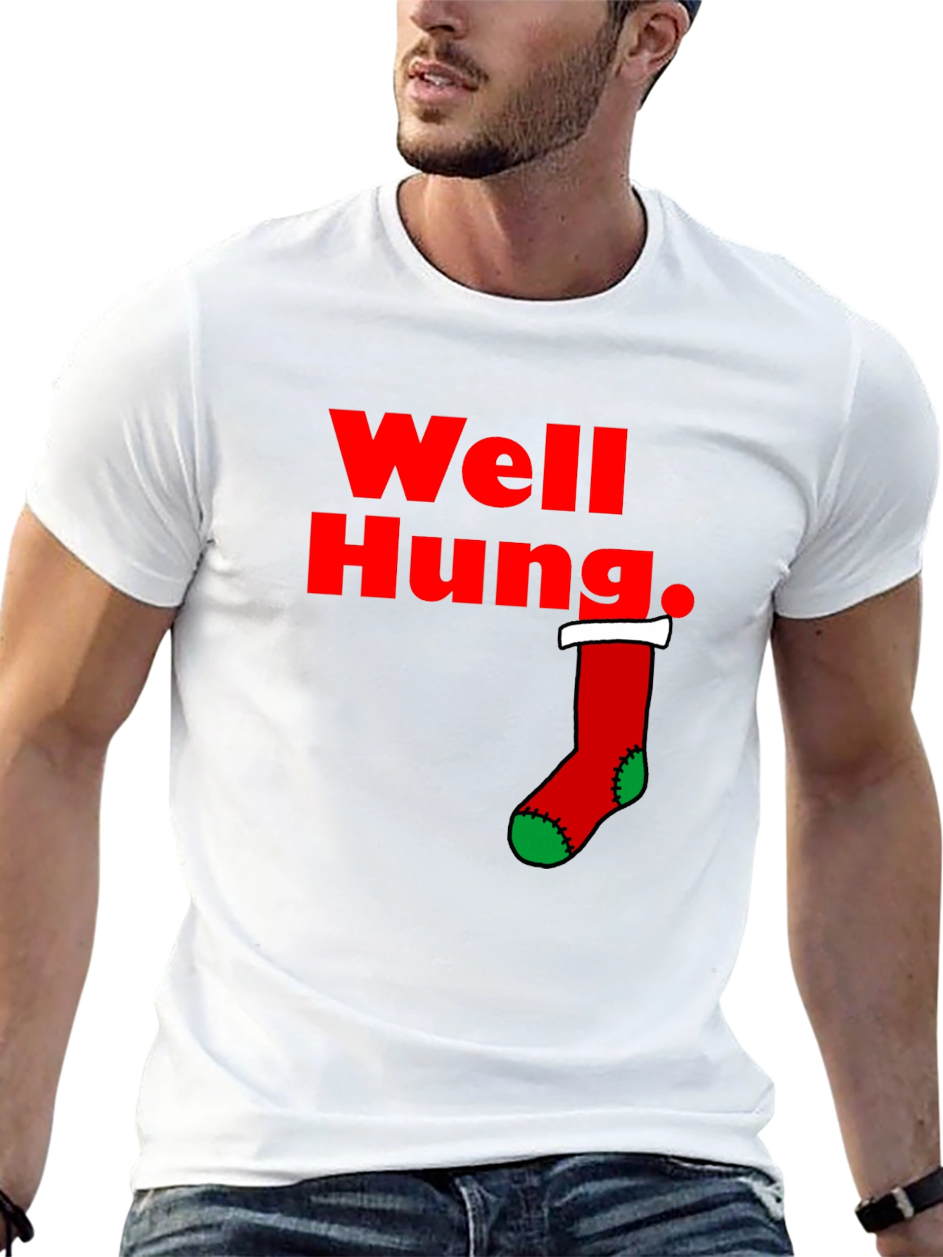 Well Hung Christmas T-Shirt