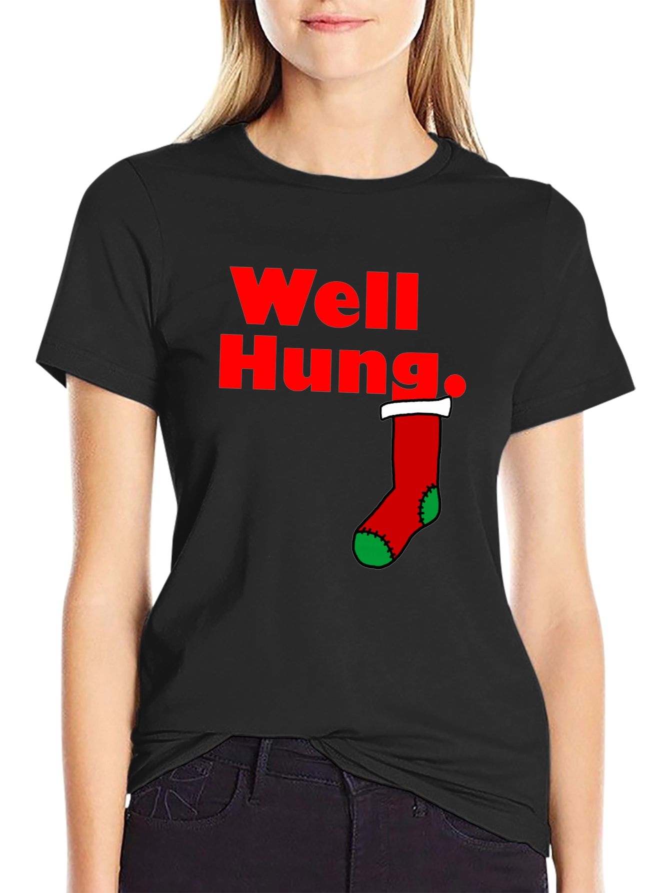 Well Hung Christmas T-Shirt