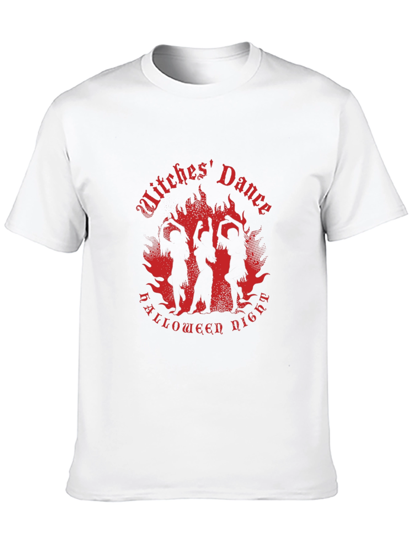 Witches Dance Halloween Night Black T-Shirt
