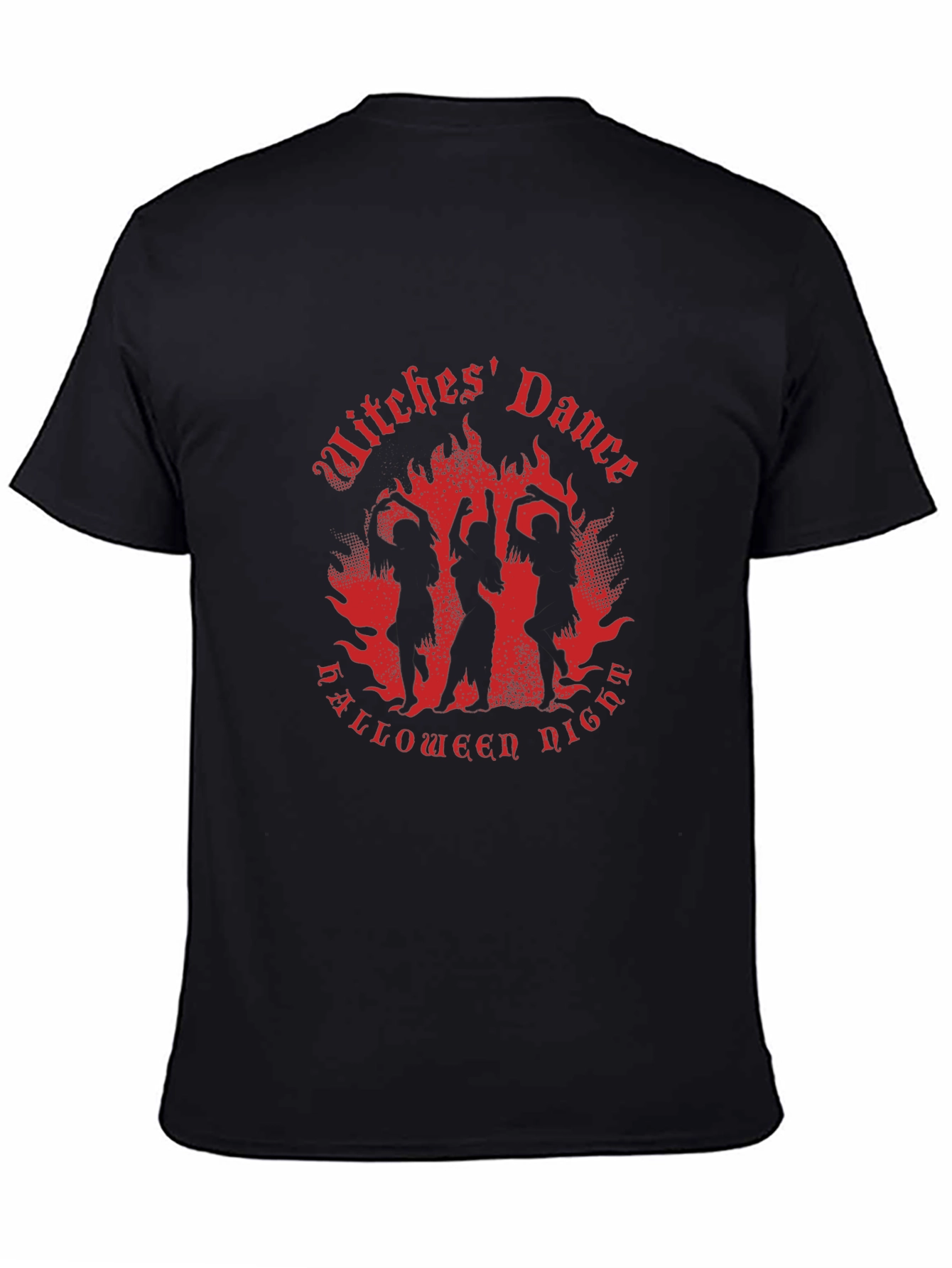 Witches Dance Halloween Night Black T-Shirt