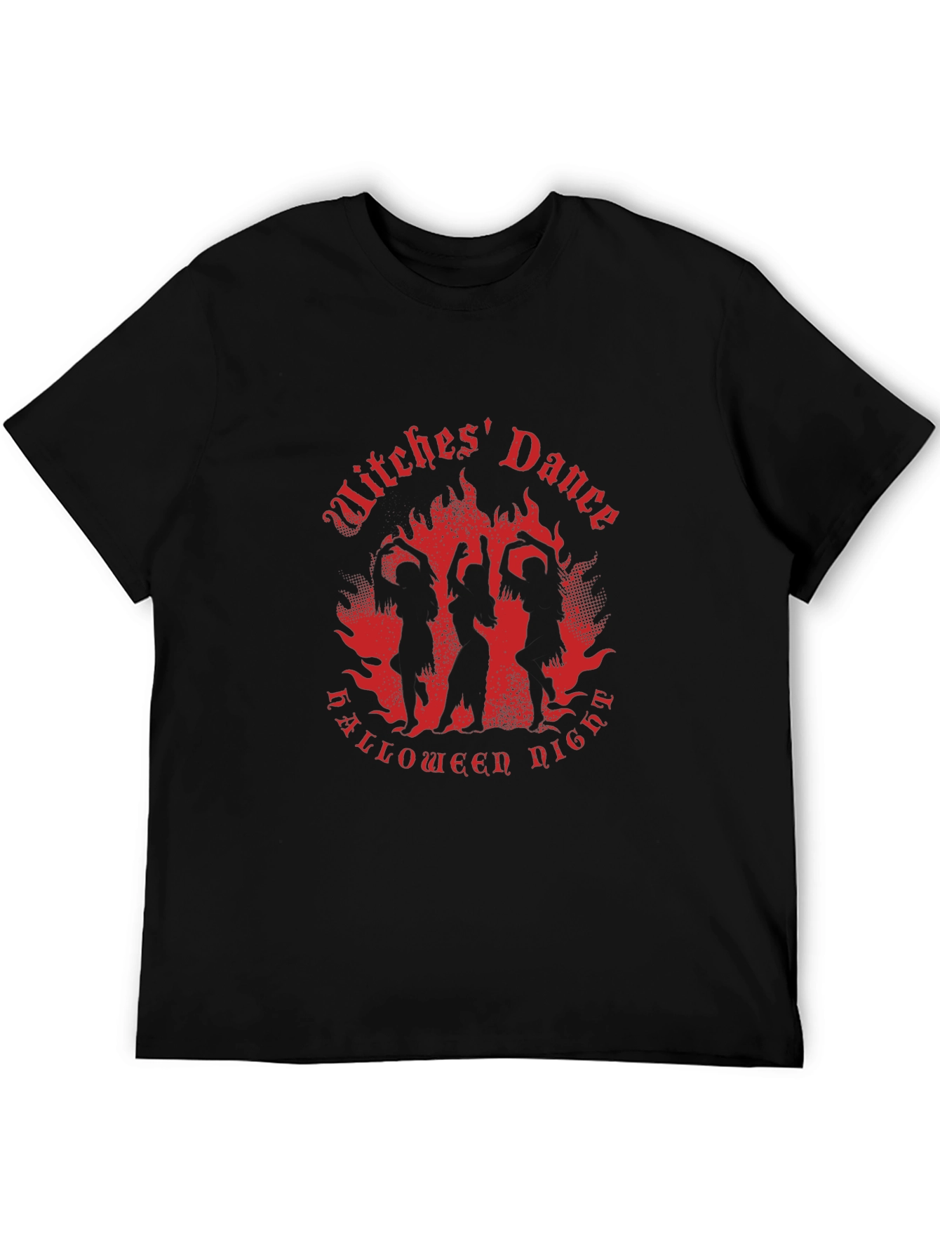 Witches Dance Halloween Night Black T-Shirt