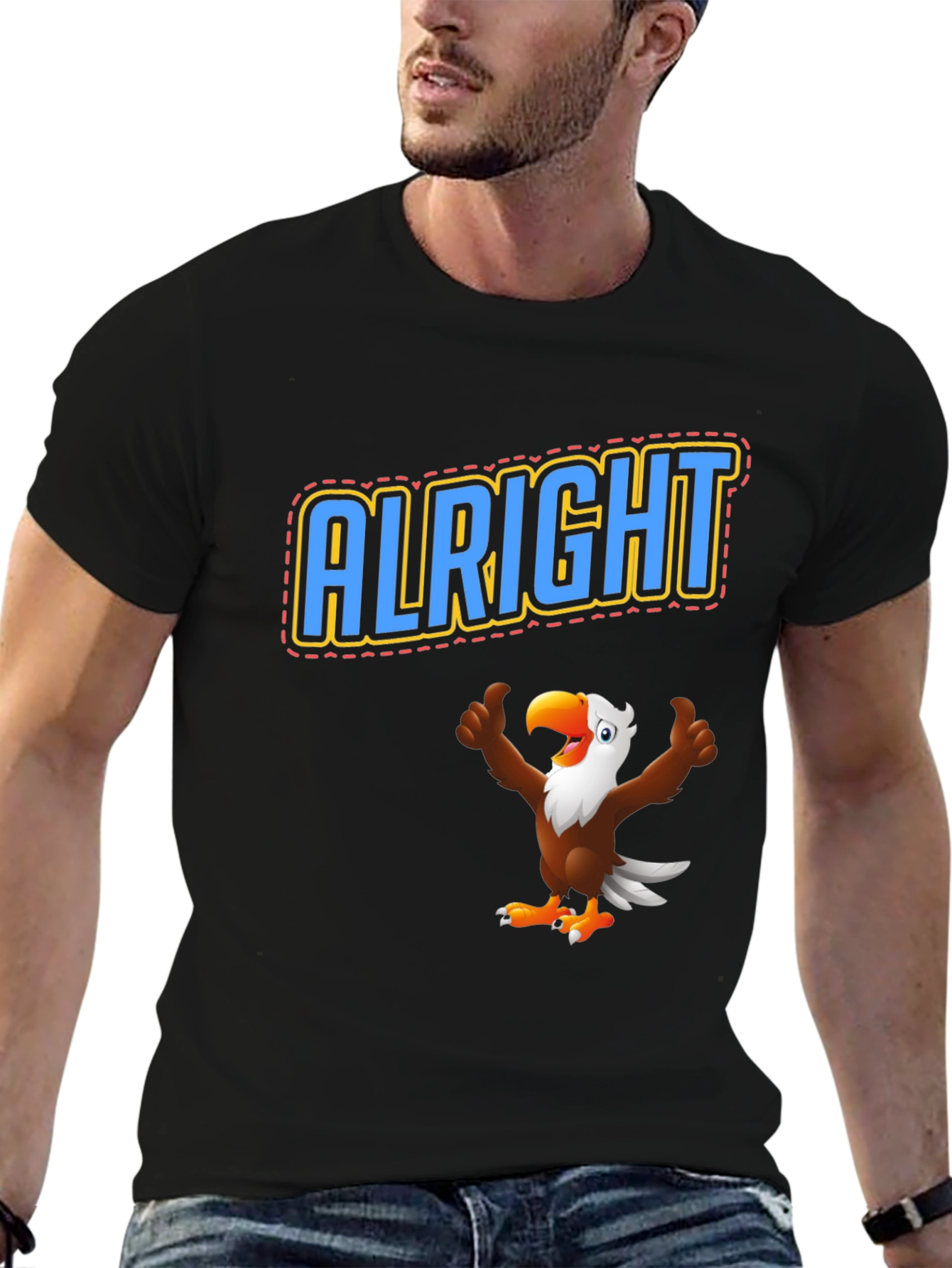 Alright Eagle Graphic T-Shirt