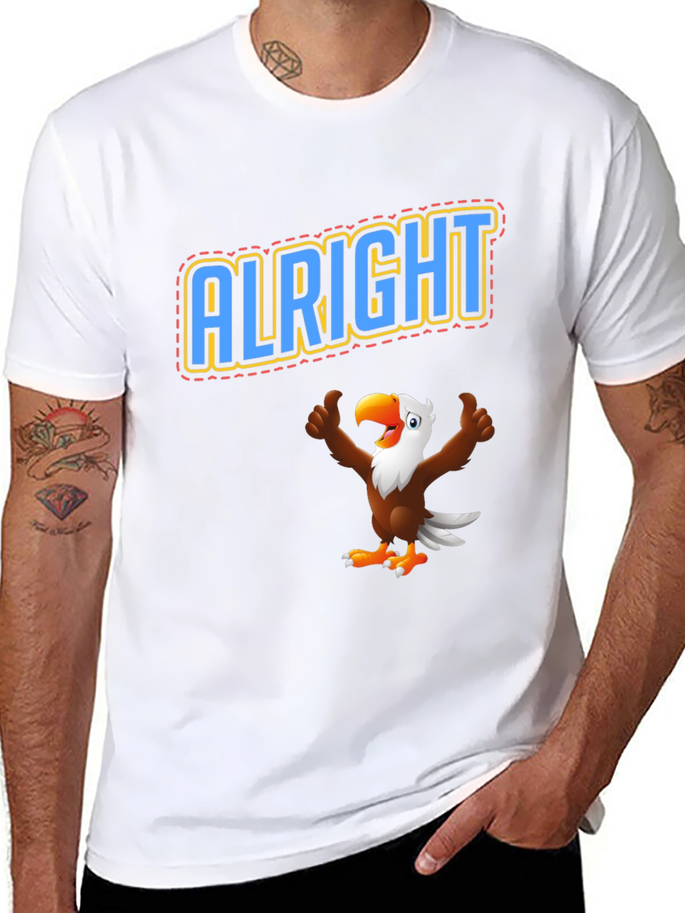Alright Eagle Graphic T-Shirt